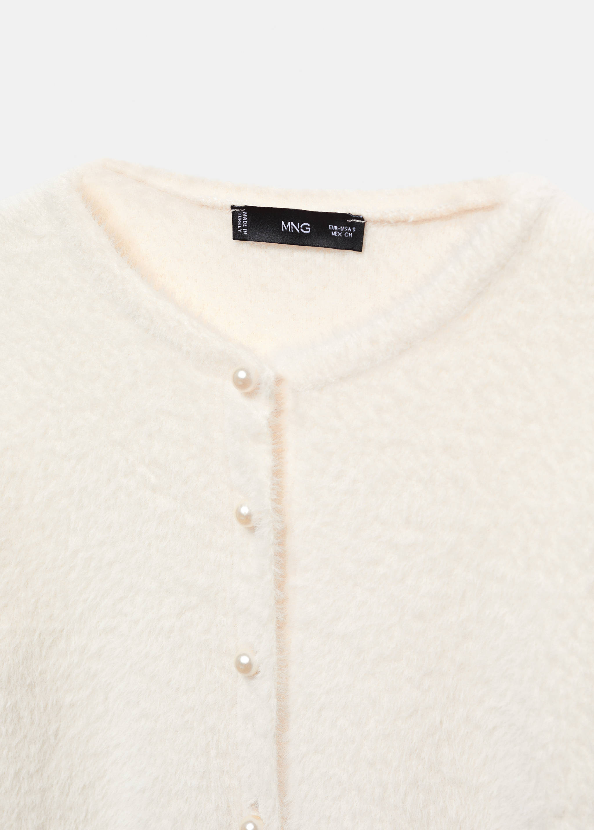 Strickcardigan mit Fell-Effekt - Detail des Artikels 8