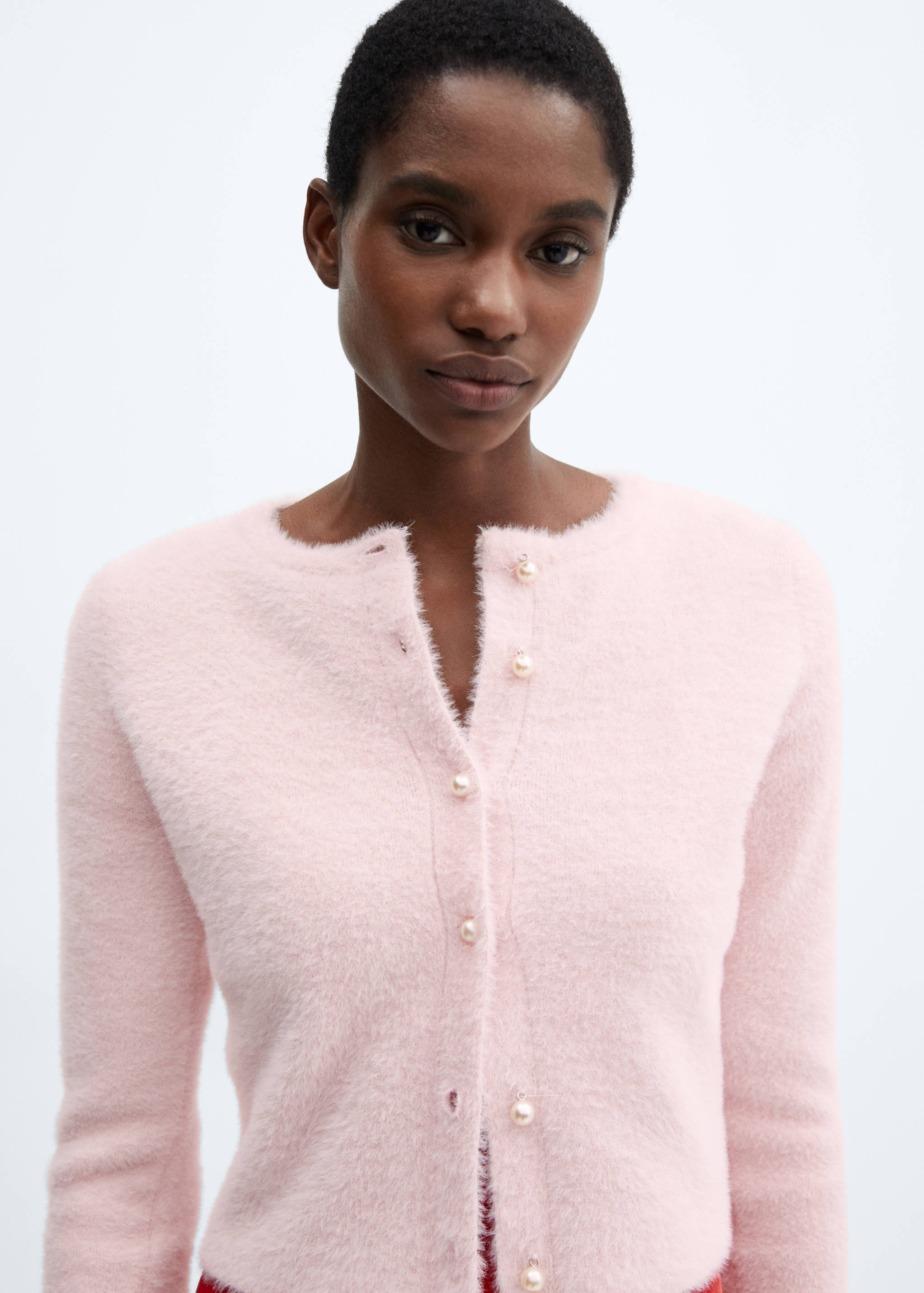 Strickcardigan mit Fell-Effekt - Detail des Artikels 1