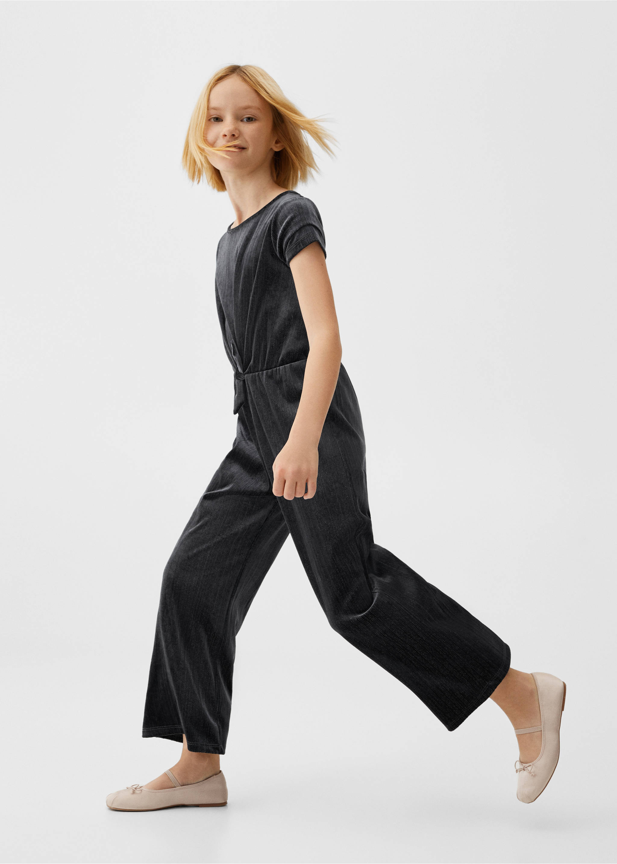 Combinaison pantalon brillante - Détail de l'article 1, Gris anthracite. Ref: 57079092-00.