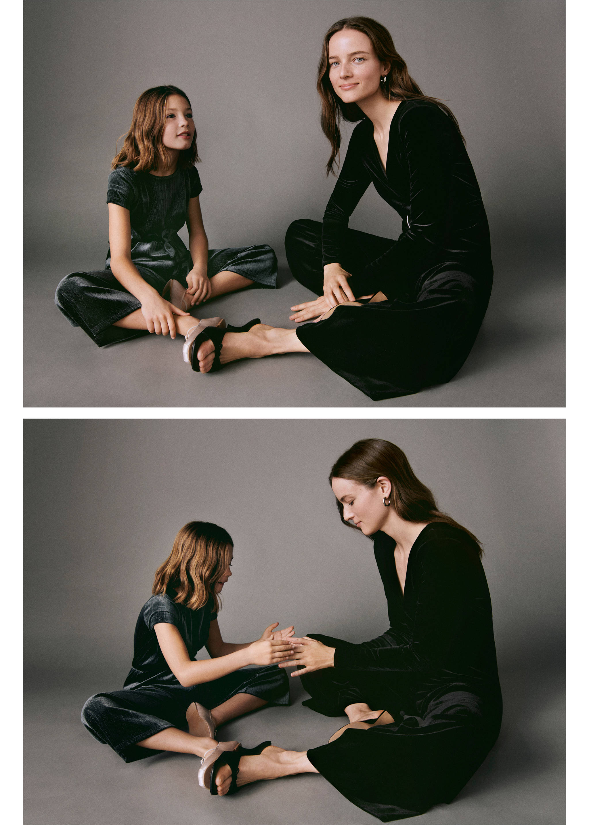 Combinaison pantalon brillante - Détail de l'article 6, Gris anthracite. Ref: 57079092-00.