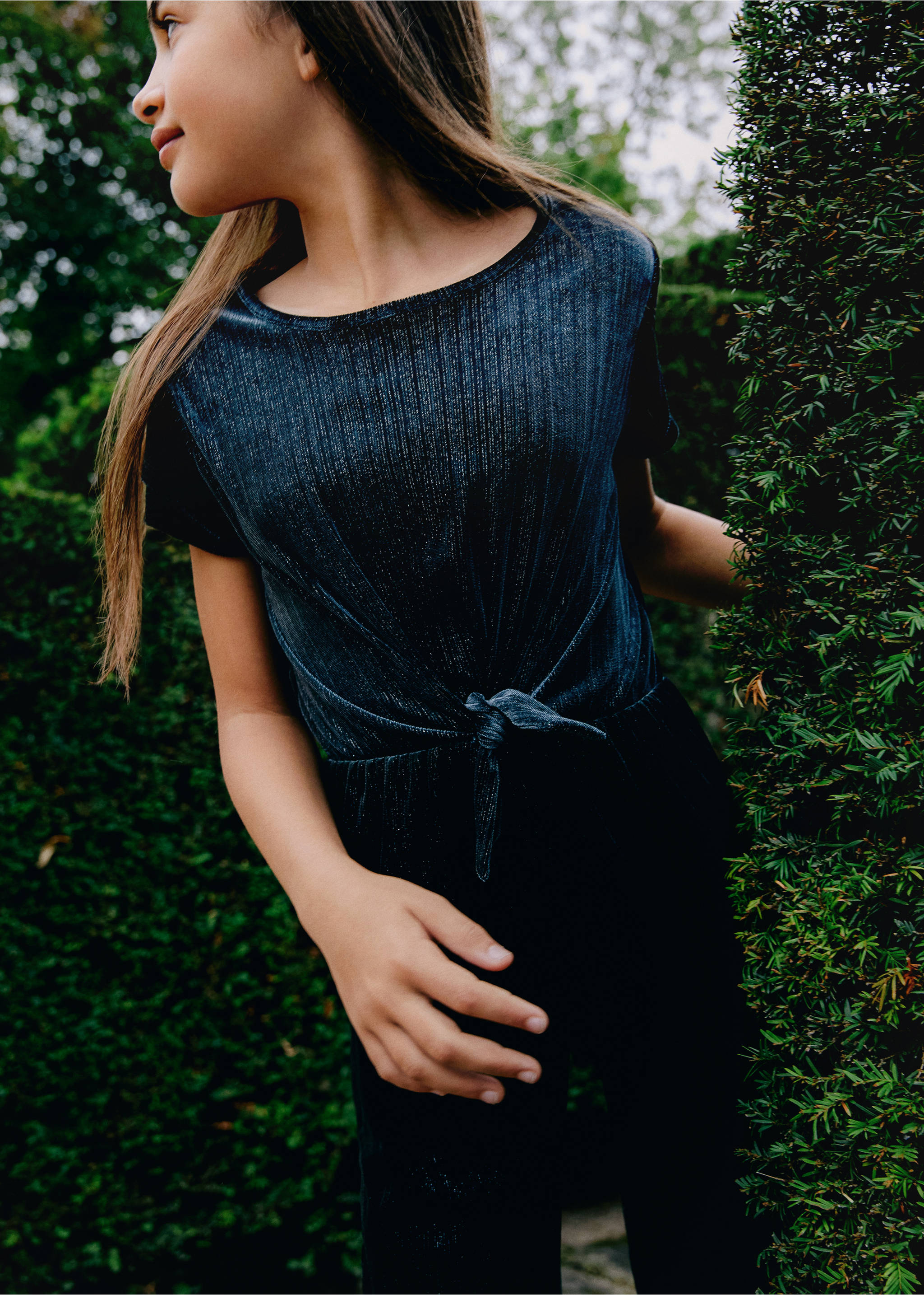 Langer Glitter-Overall - Detail des Artikels 5, Anthrazit. Ref: 57079092-00.