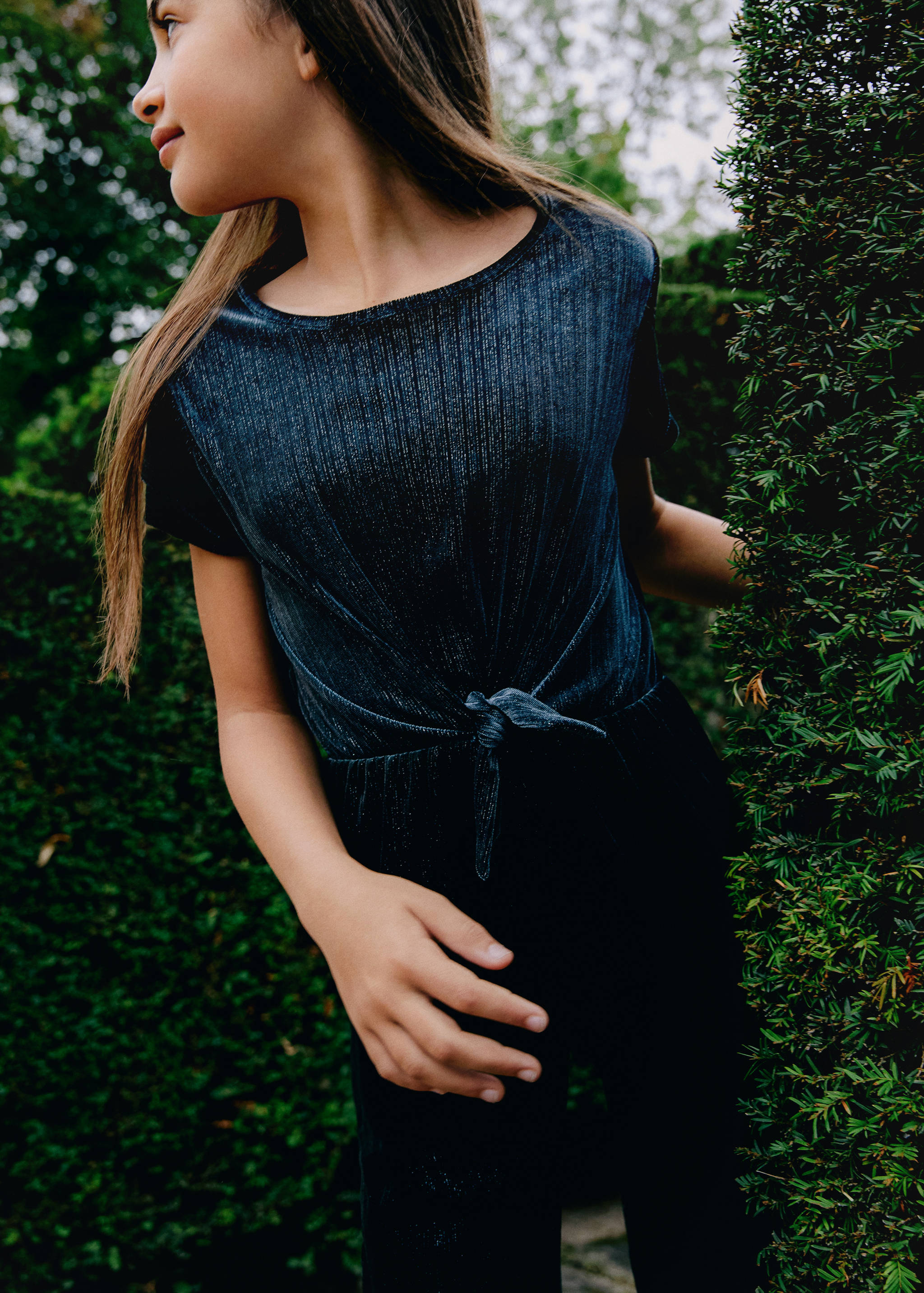 Sparkled long jumpsuit - Details of the article 5