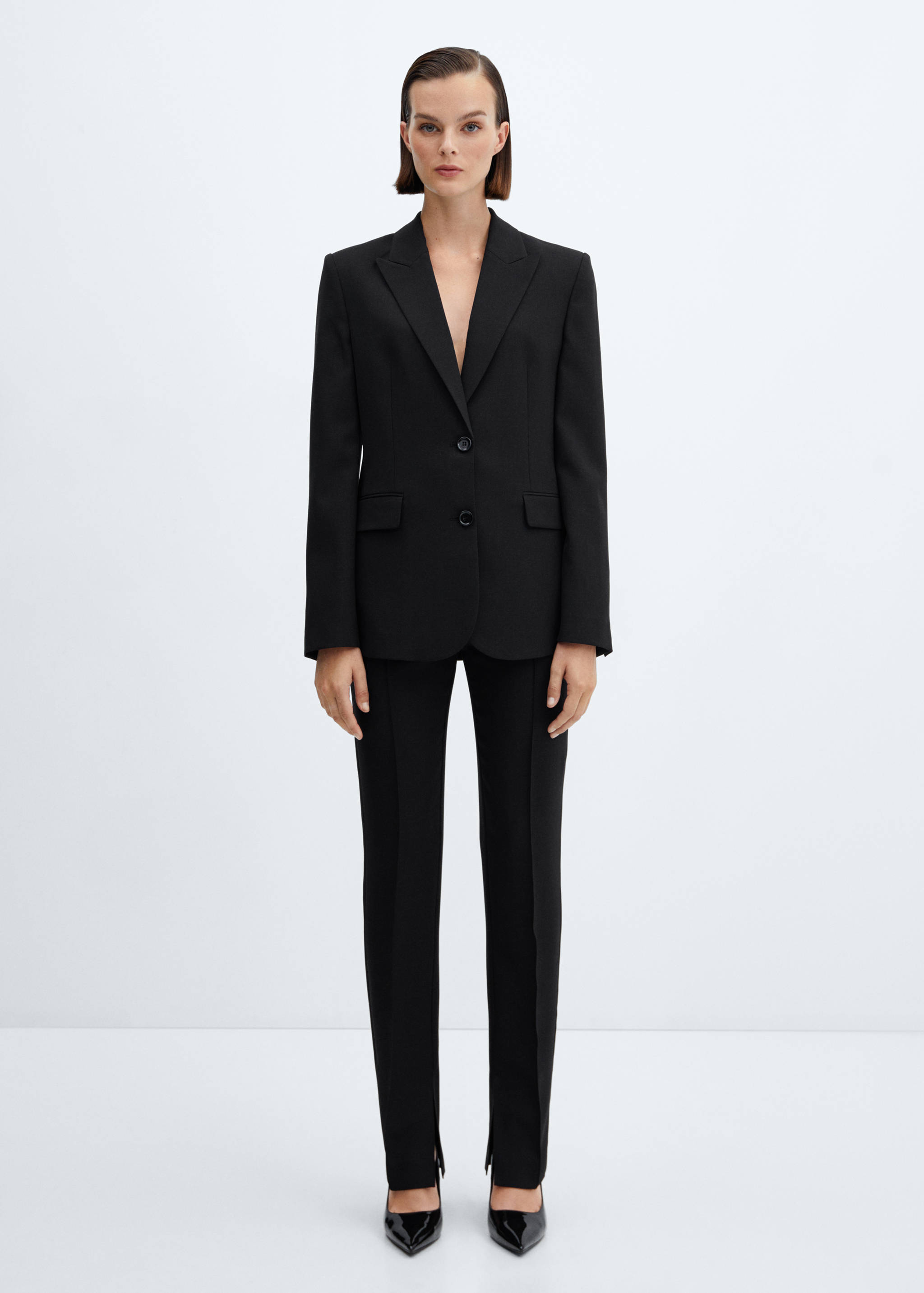 Suit jacket with buttons - General plane