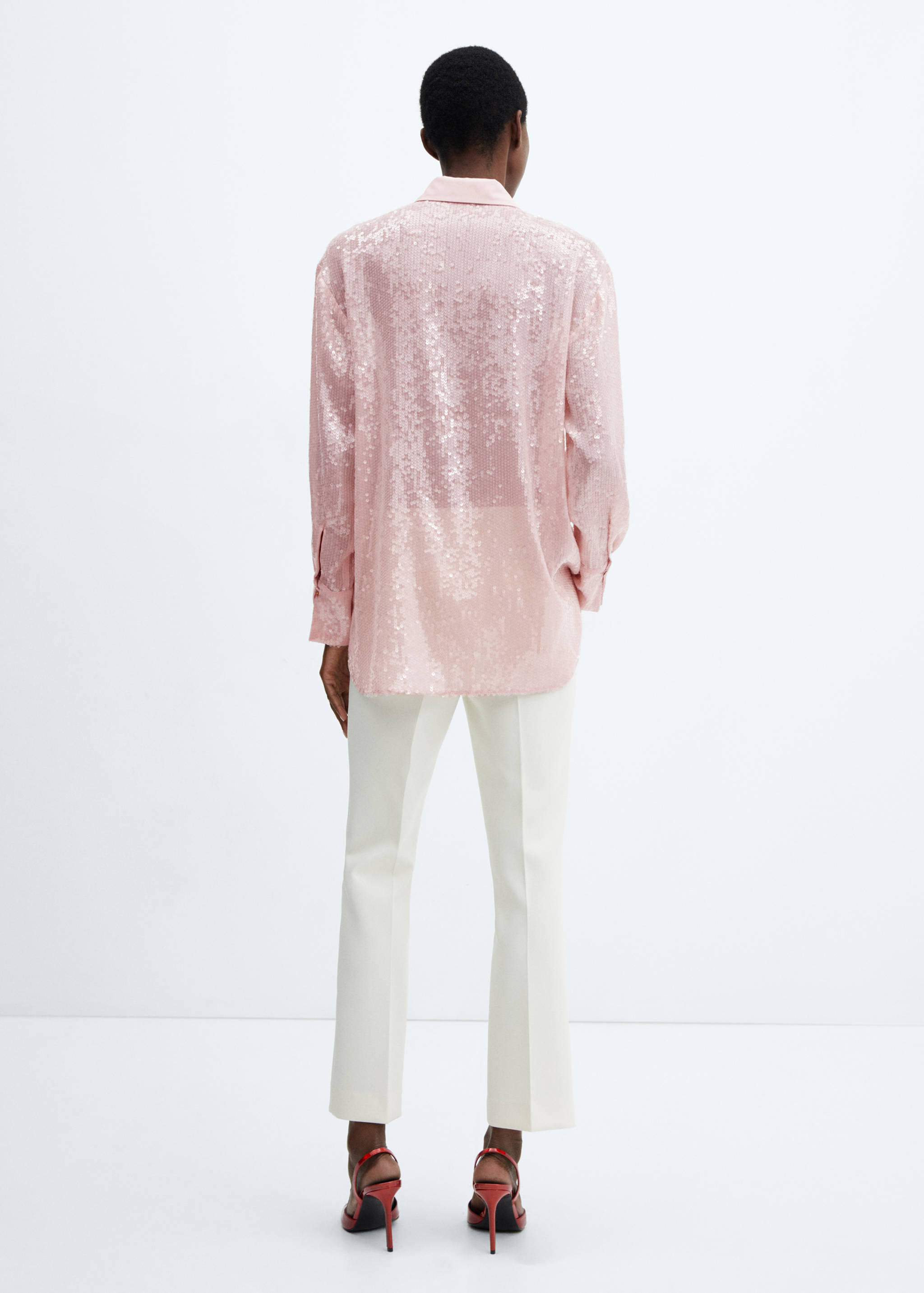 Sequin shirt - Reverse of the article