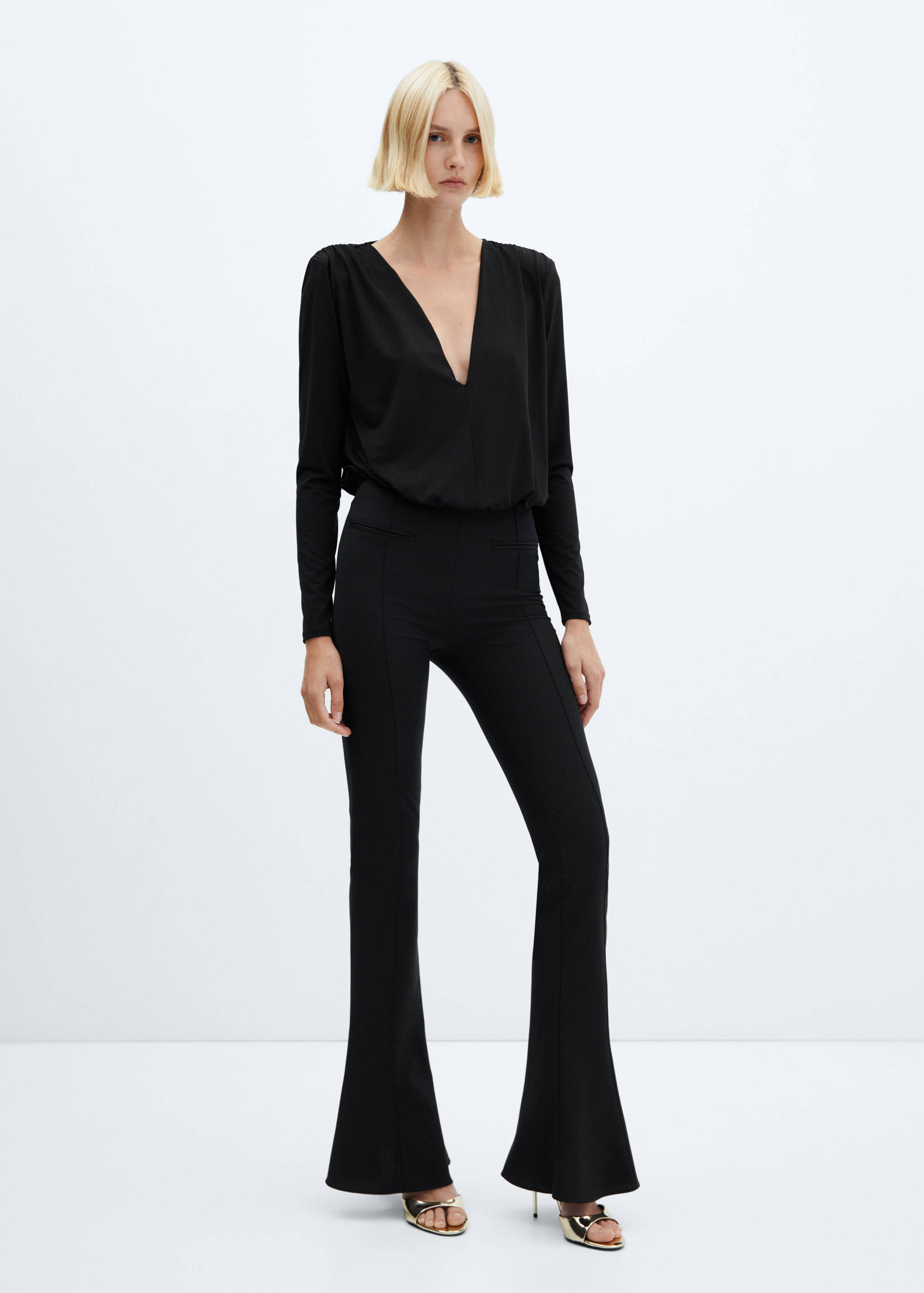 V-neck bodysuit - General plane