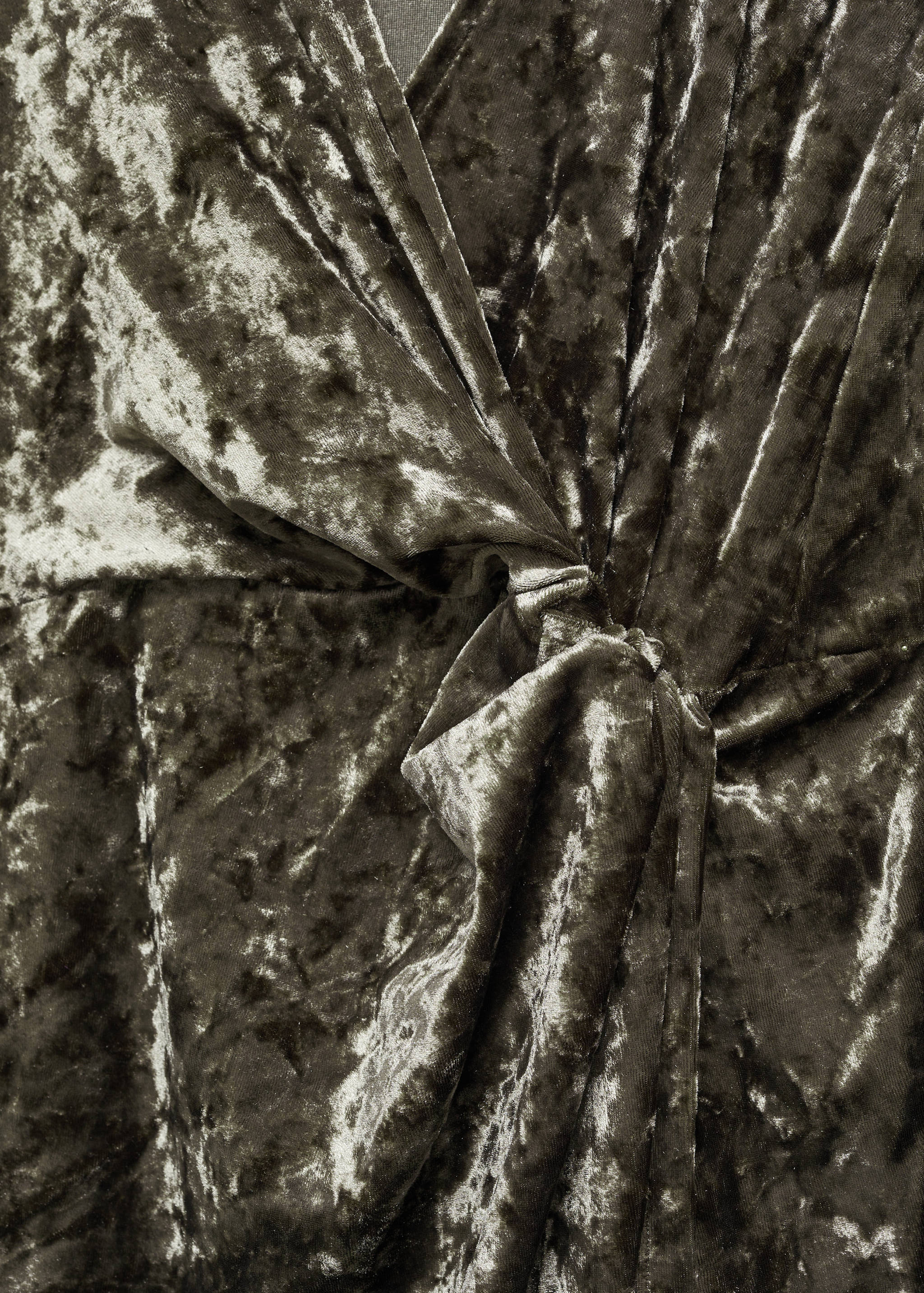 Sukienka z aksamitu z węzłem - Szczegóły artykułu 8