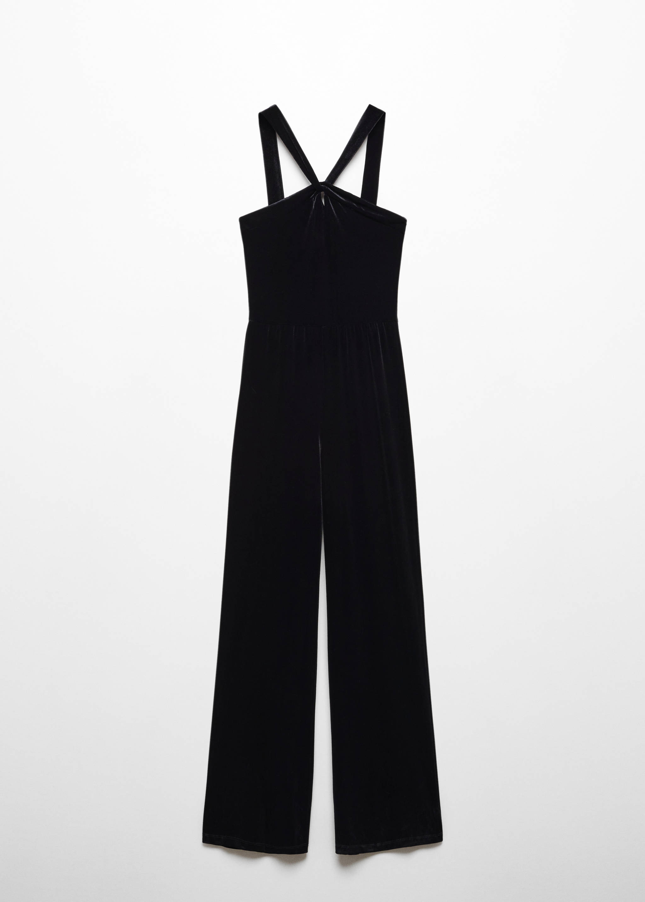Velvet long jumpsuit - Article without model