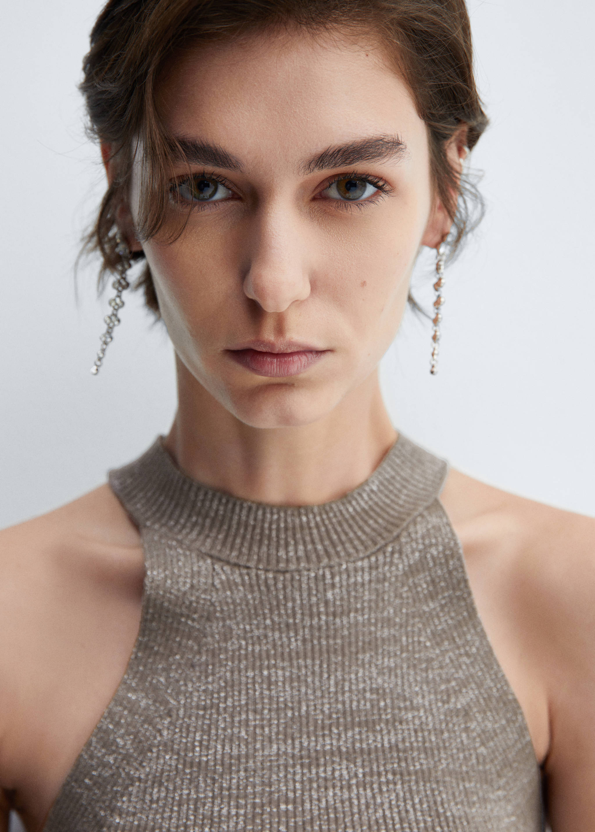 Lurex halter neck top - Details of the article 1