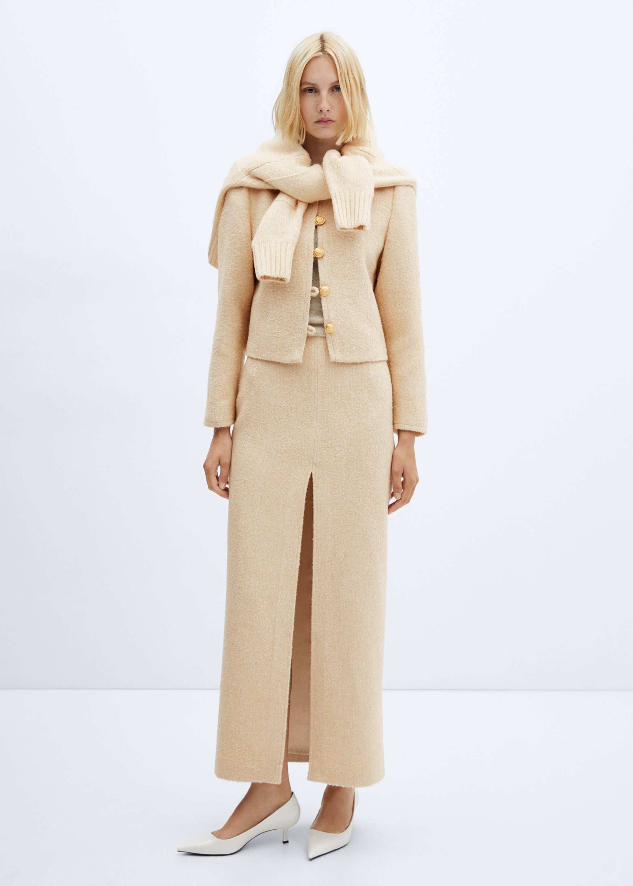 Jupe longue fendue - Plan général