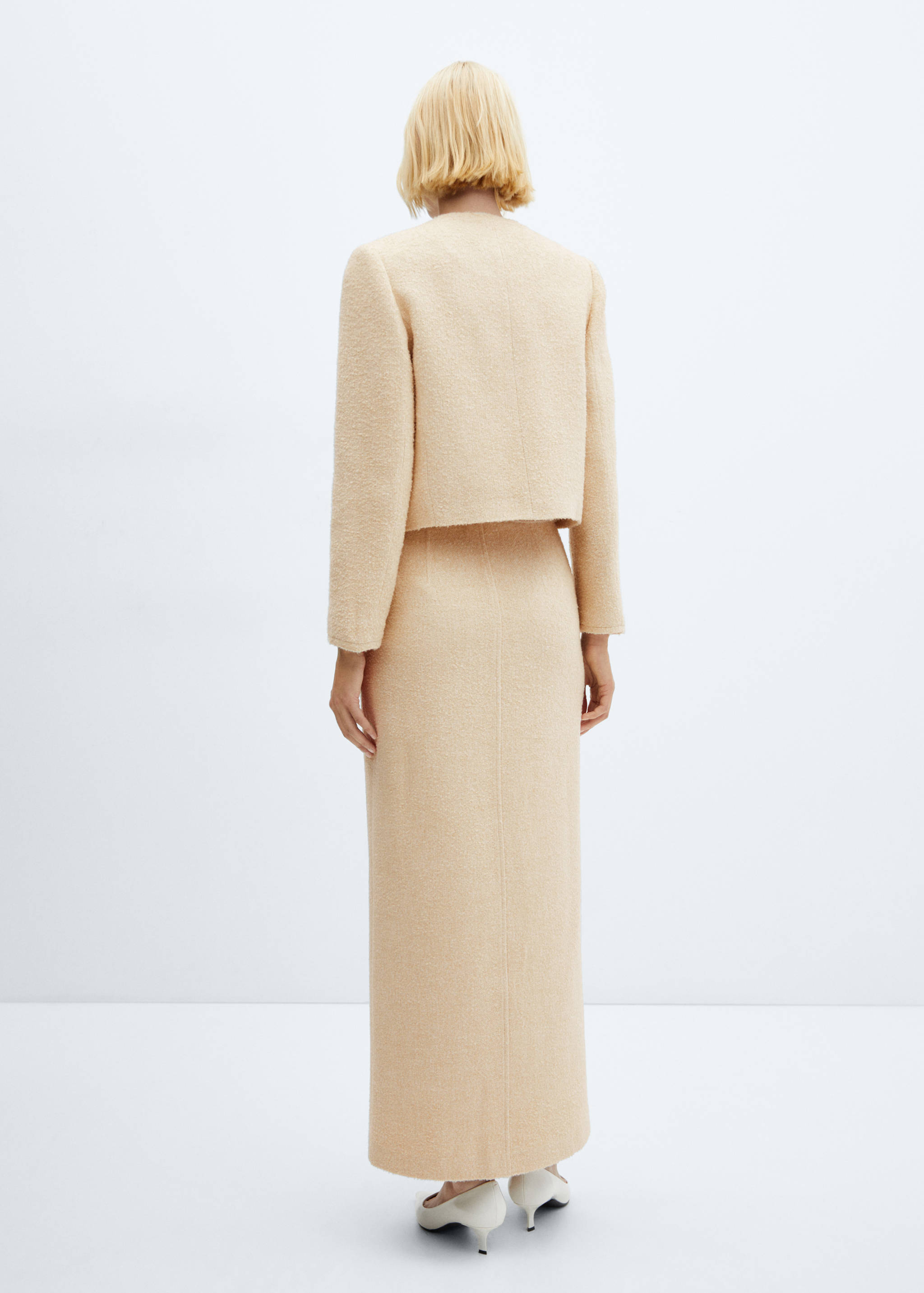 Jupe longue fendue - Verso de l’article