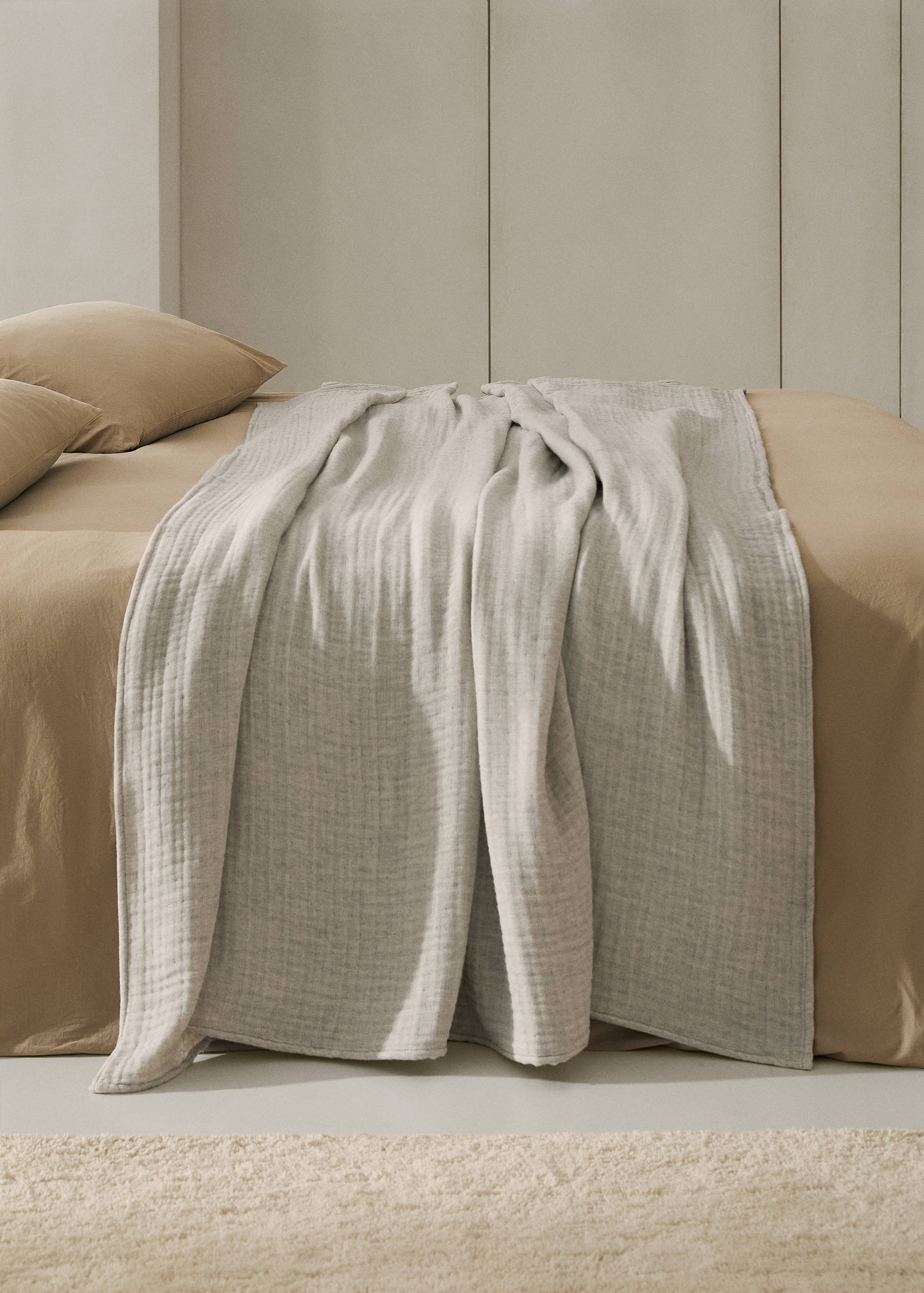 Cotton and wool duvet cover - General plane