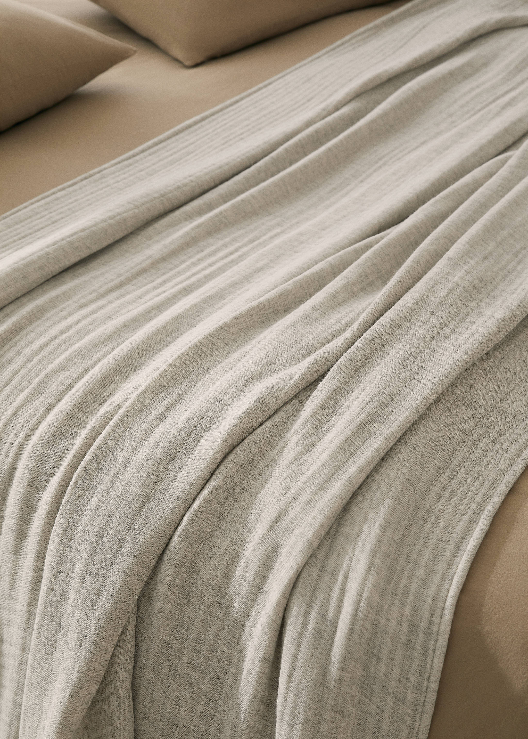 Cotton and wool duvet cover - Details of the article 7