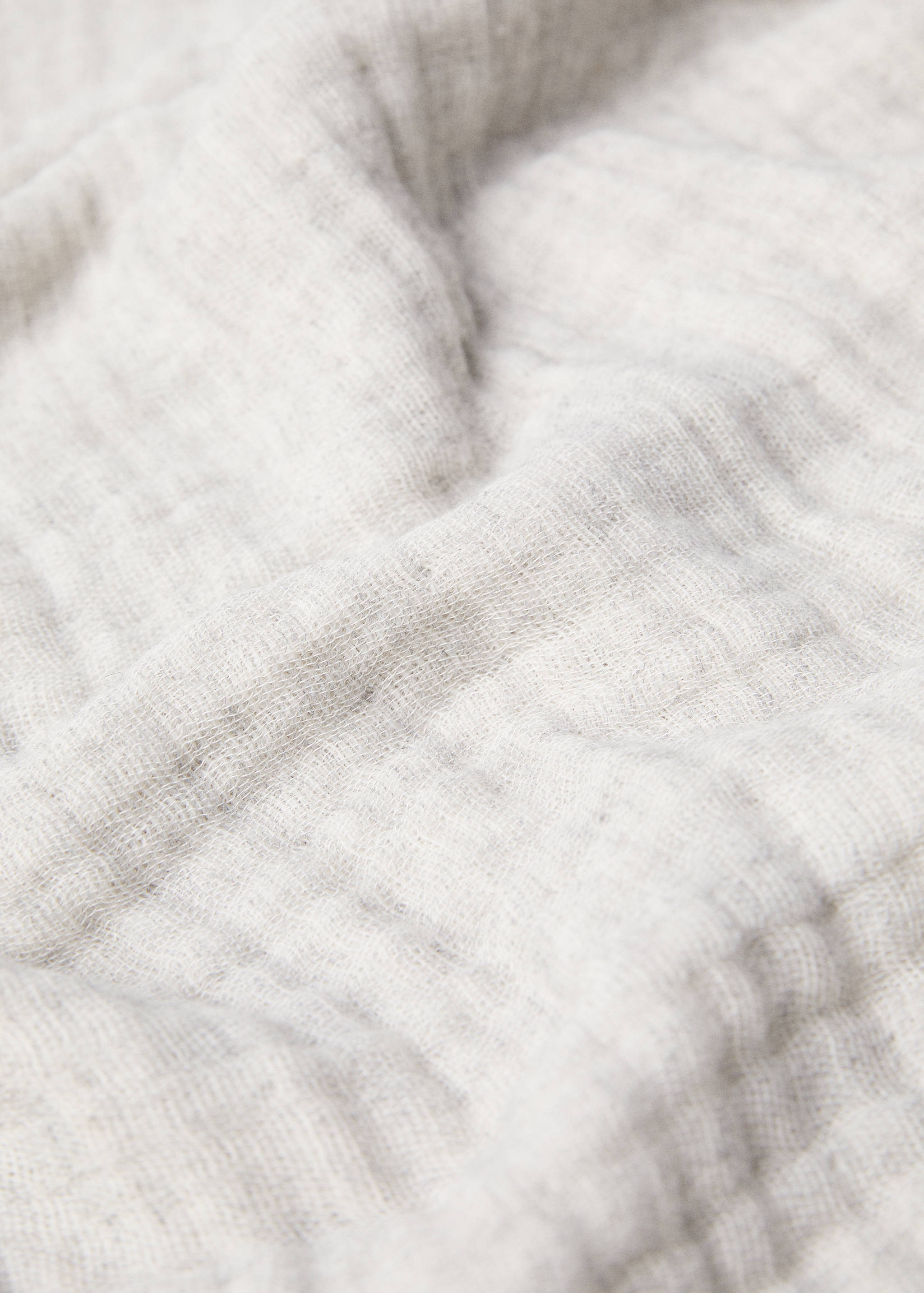 Cotton and wool duvet cover - Details of the article 1