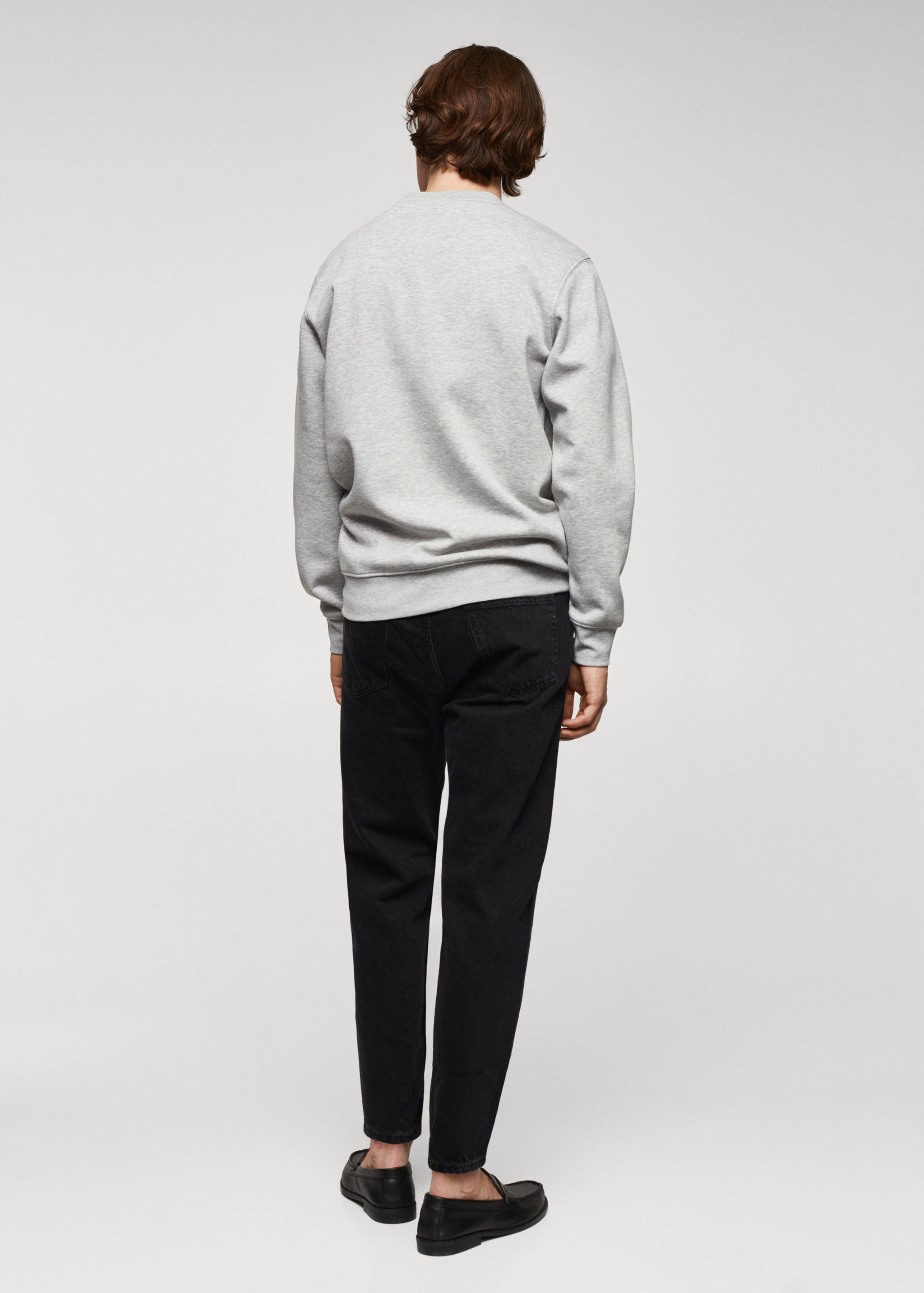 Dessuadora estampada detalls vellut - Revers de l'article