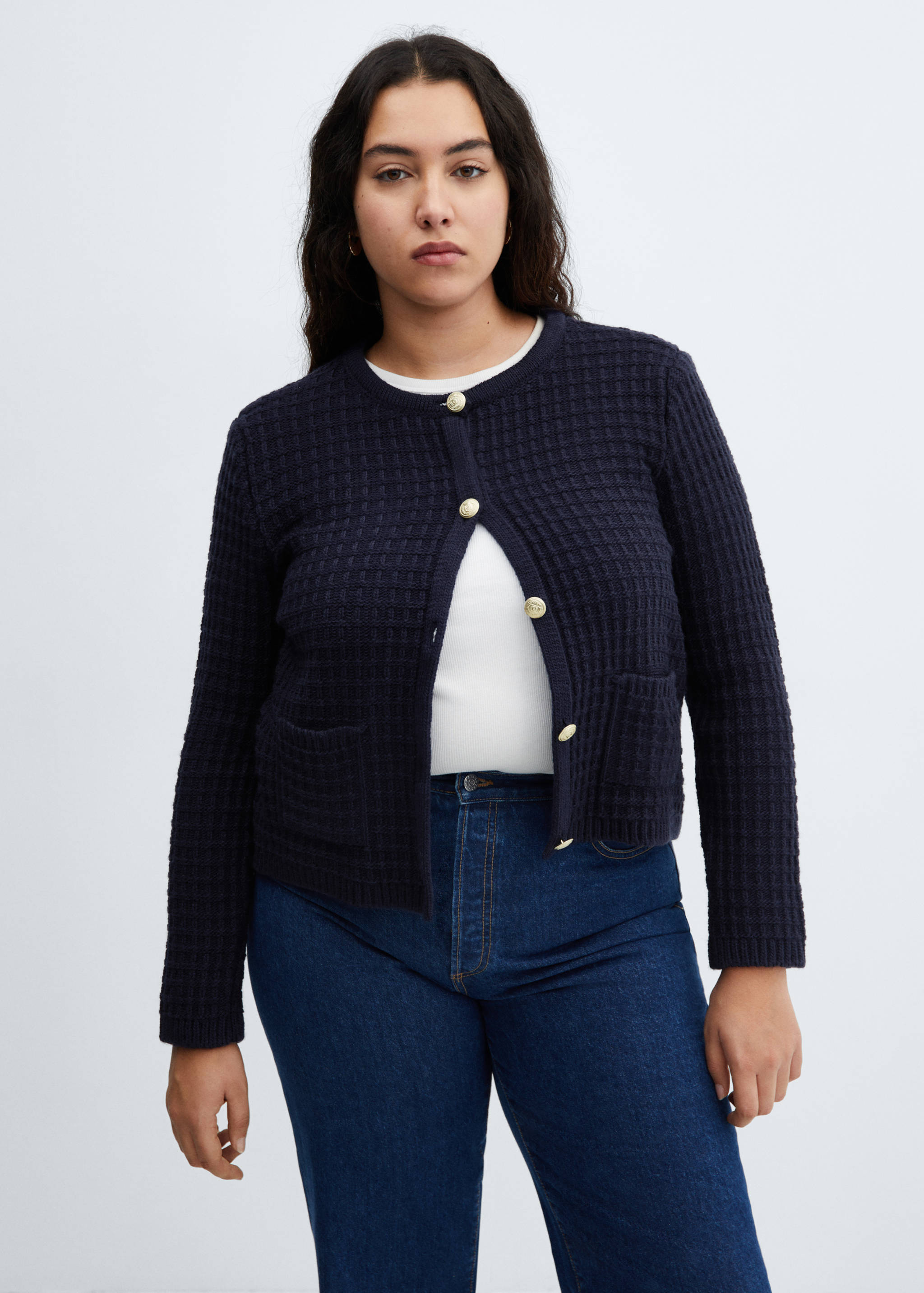 Button knit cardigan - Details of the article 5