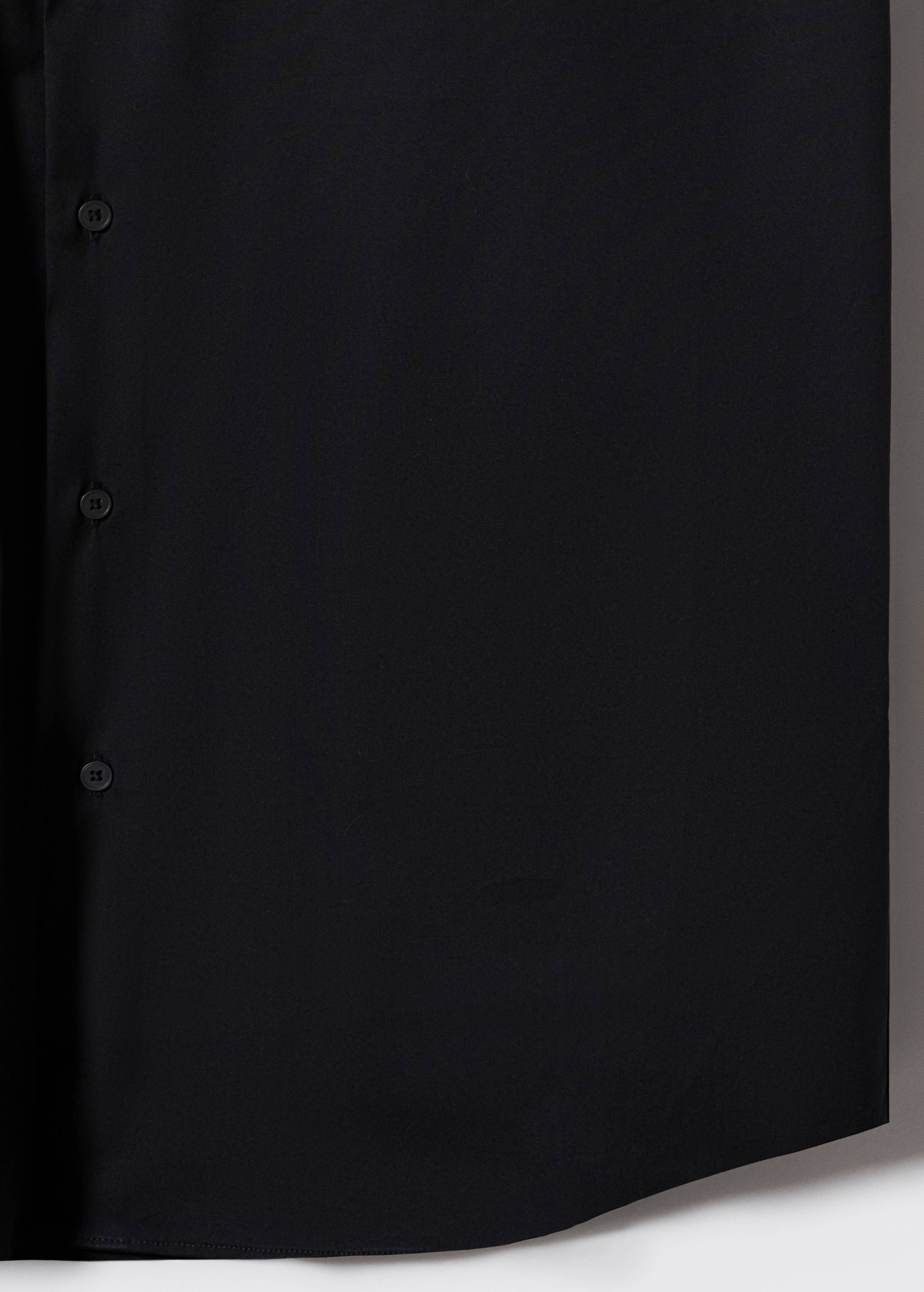 Camisa slim fit 100% lino - Vista detalle cintura