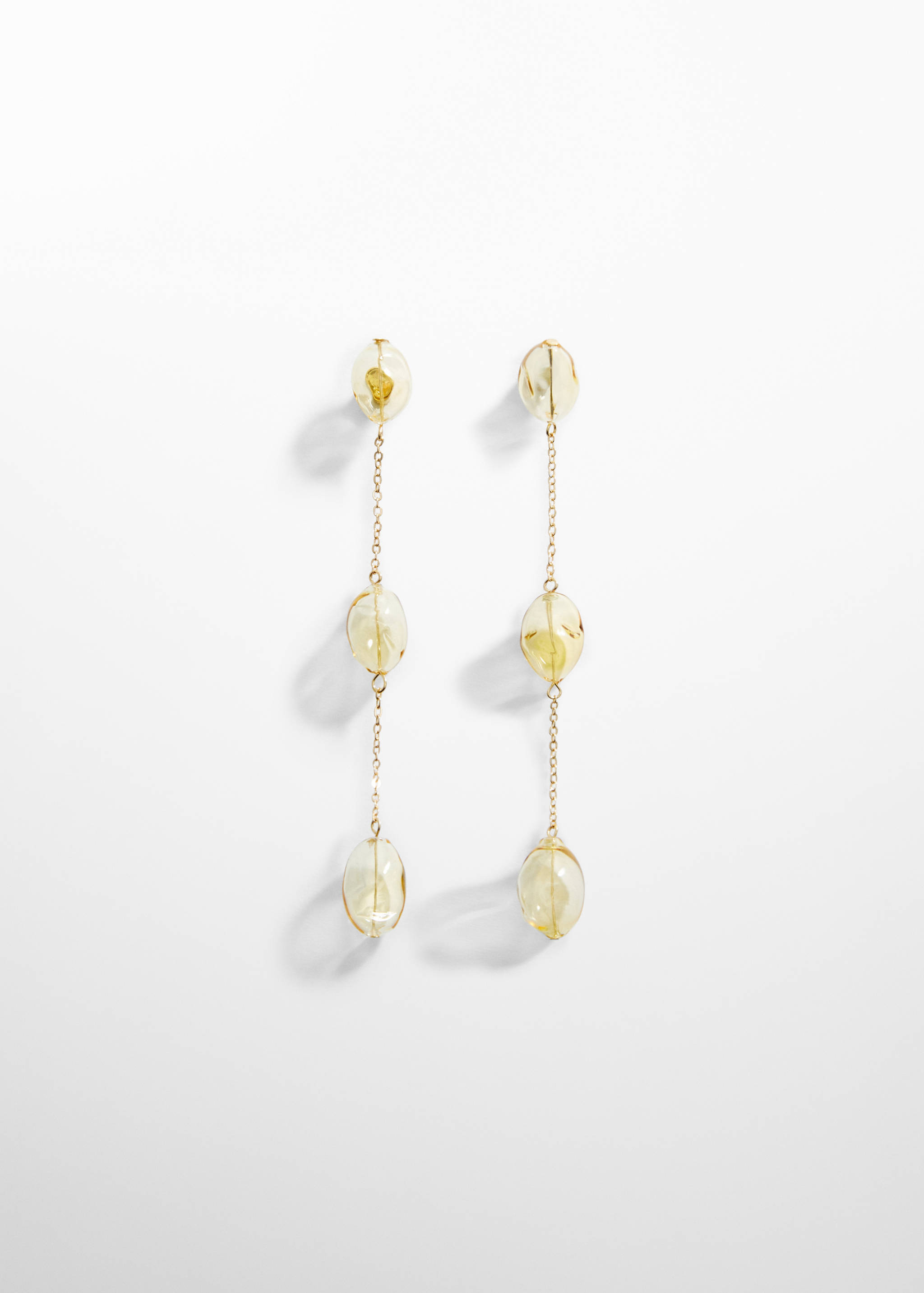 Brincos de fio com cristais - Artigo sem modelo