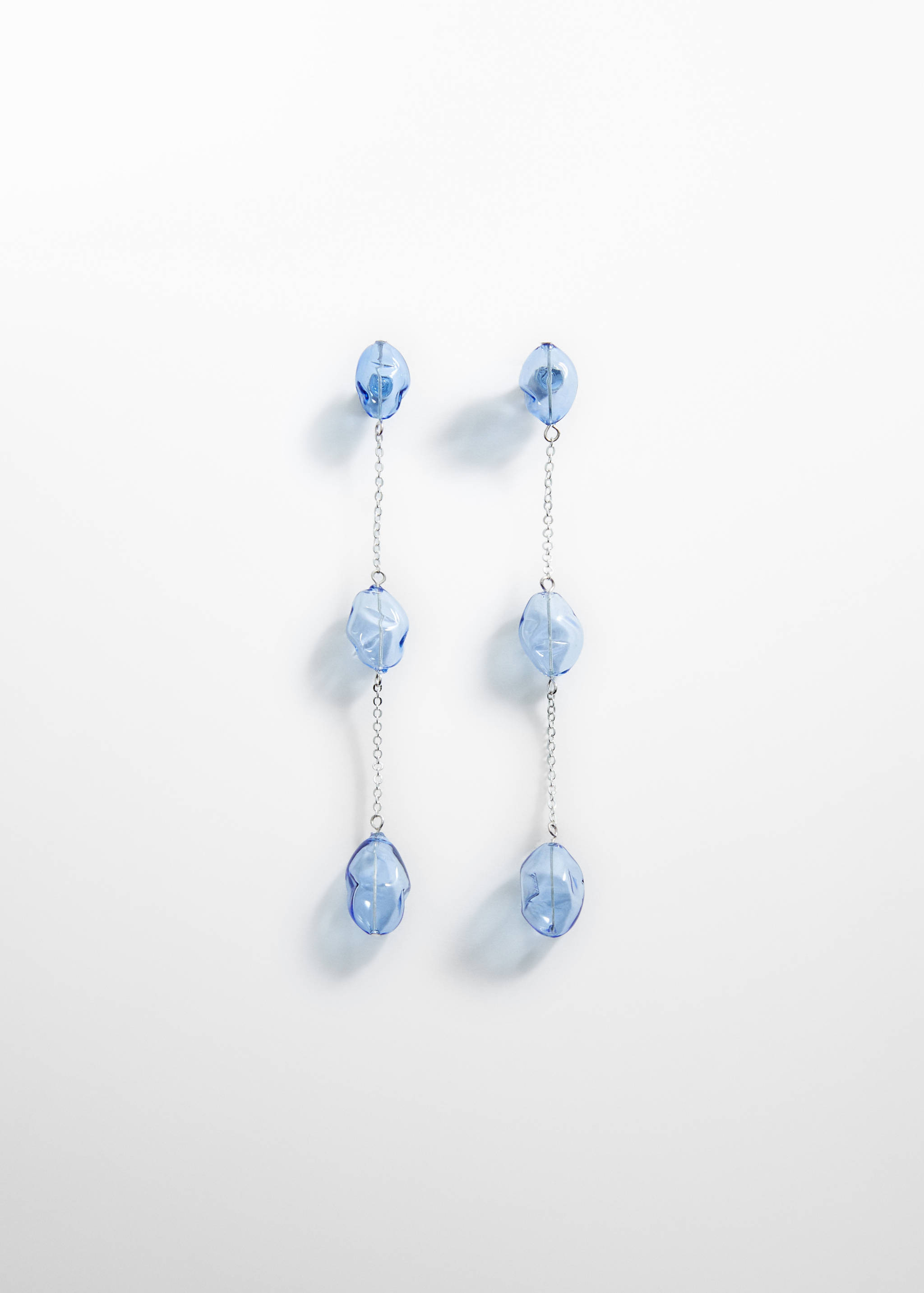 Brincos de fio com cristais - Artigo sem modelo