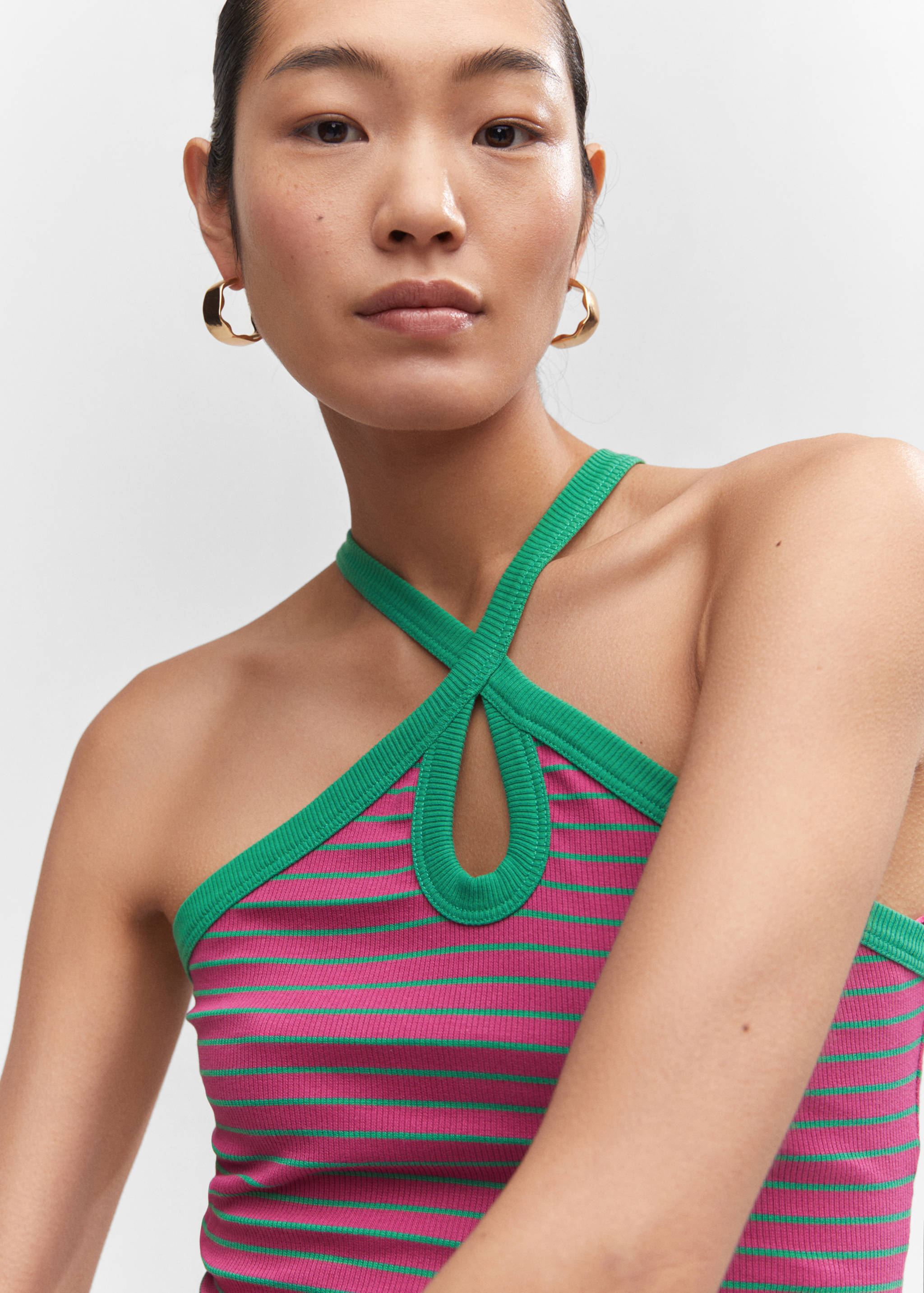 Top punto cuello halter - Detalle del artículo 1