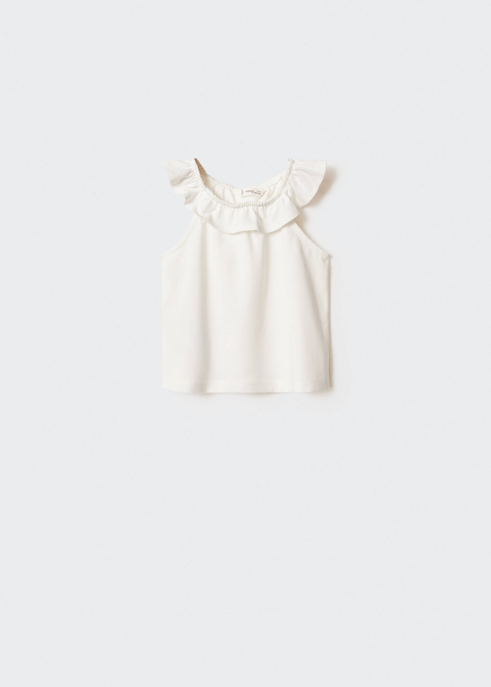 T-shirt en coton à volants - Article sans modèle