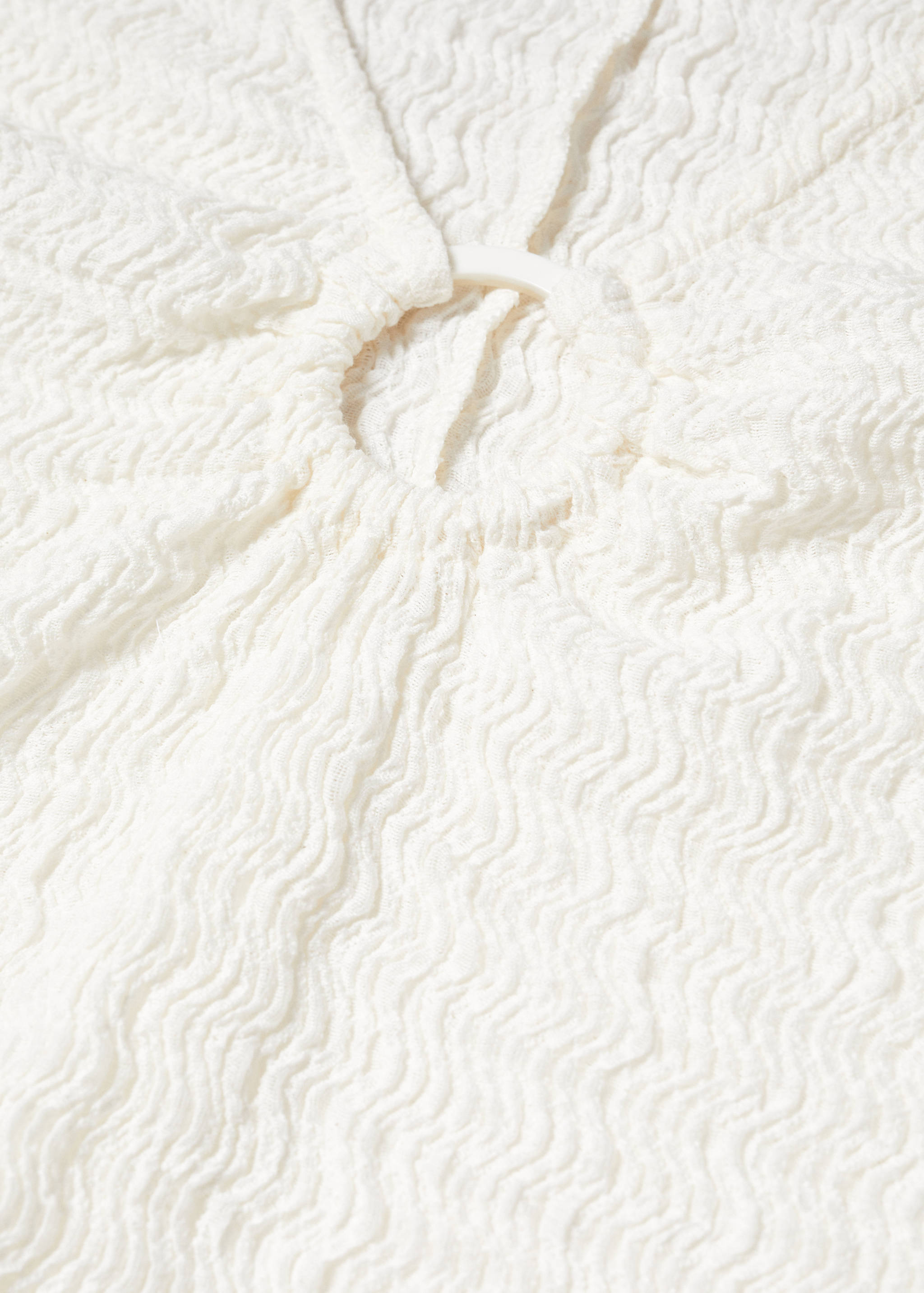 Šaty se strukturou a detailem kroužku - Detail zboží 8