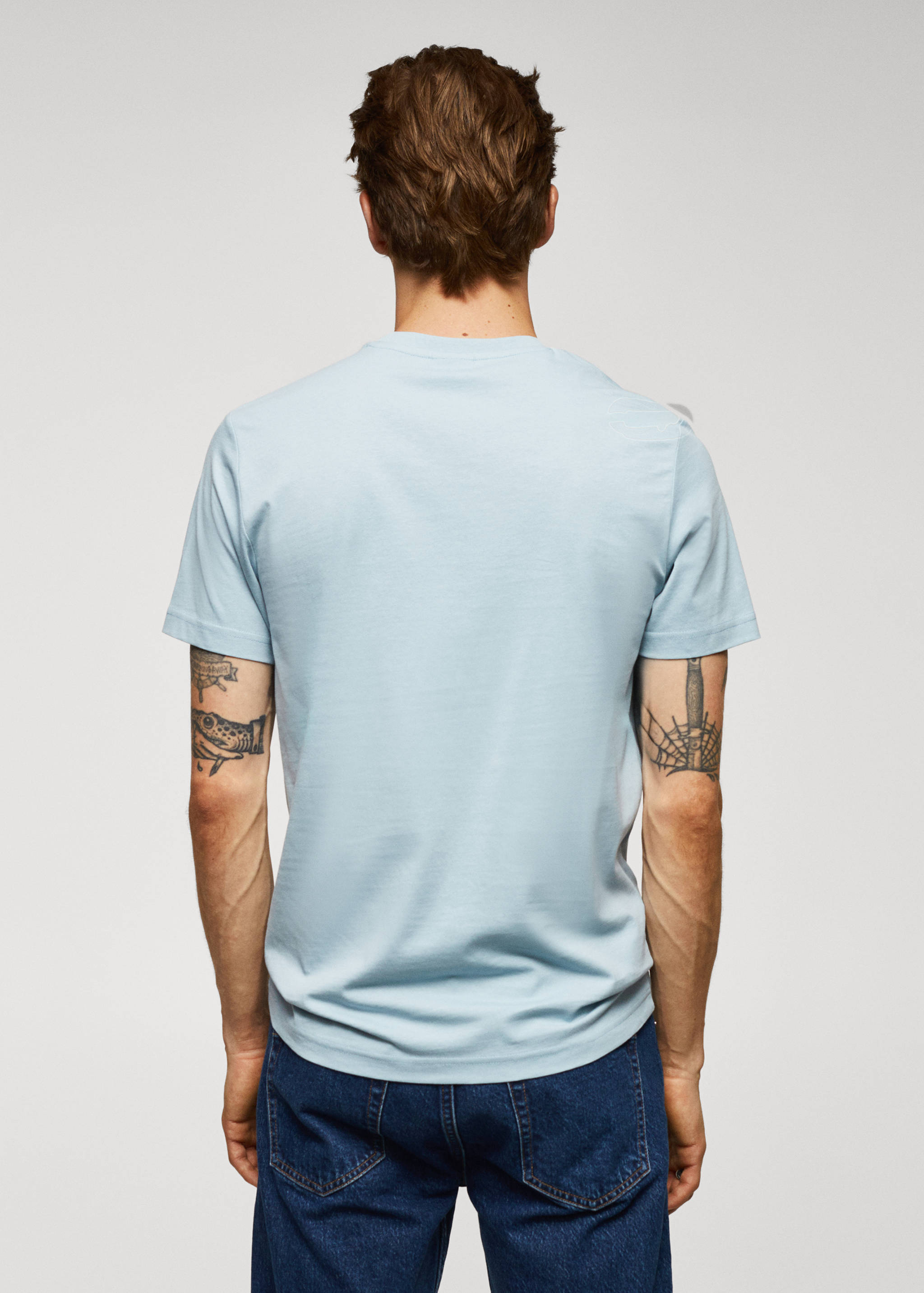 Logo print cotton t-shirt - Reverse of the article