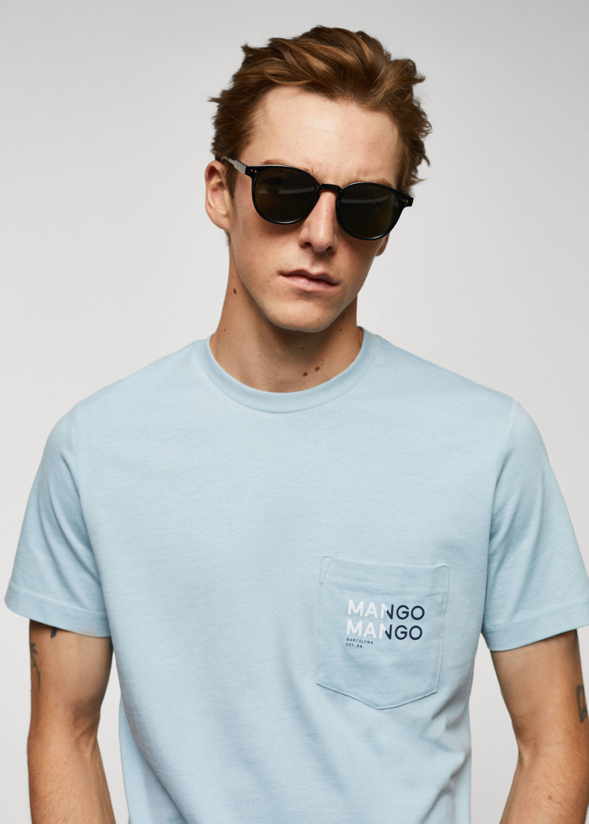 Logo print cotton t-shirt - Details of the article 1