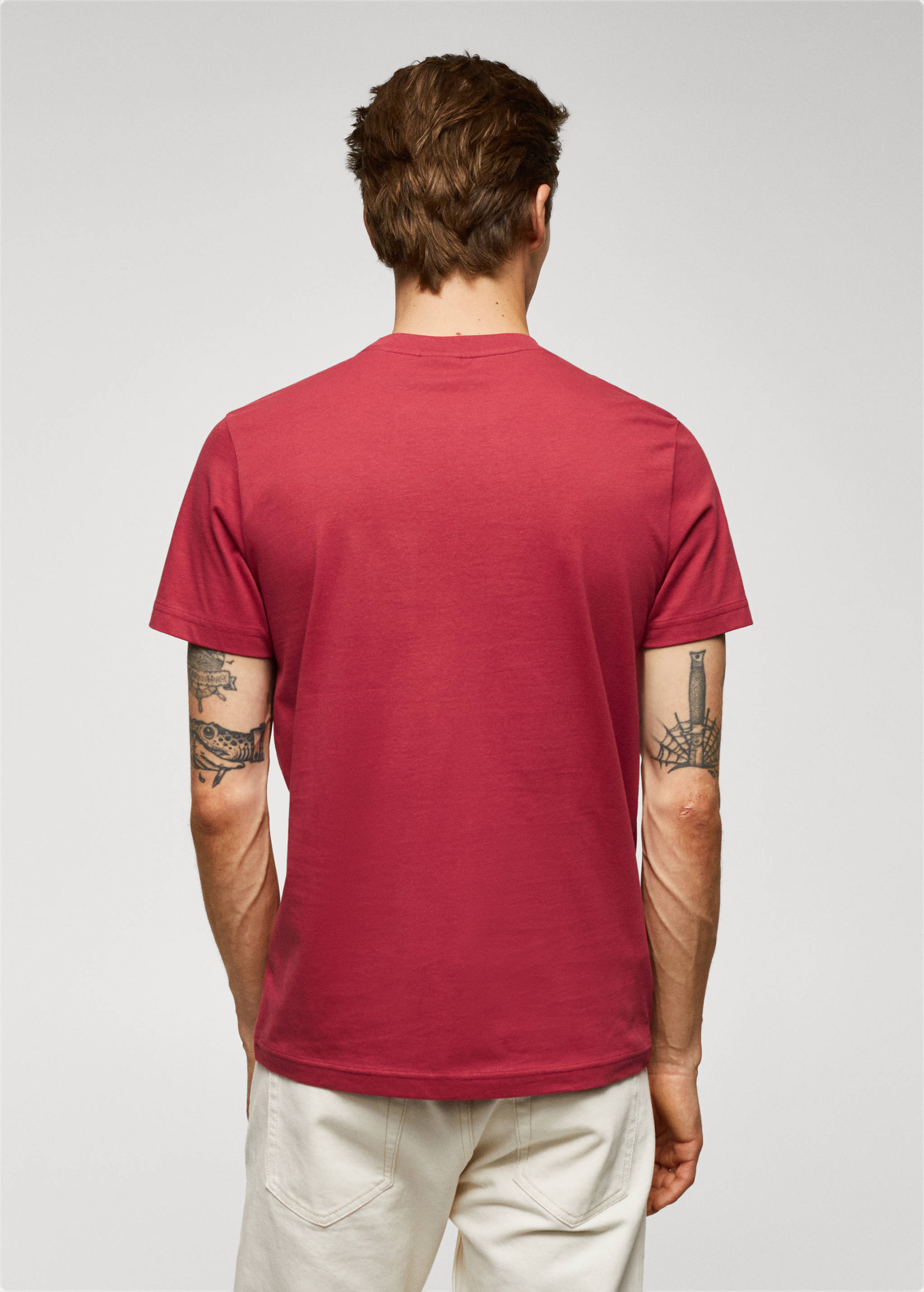 Logo print cotton t-shirt - Reverse of the article