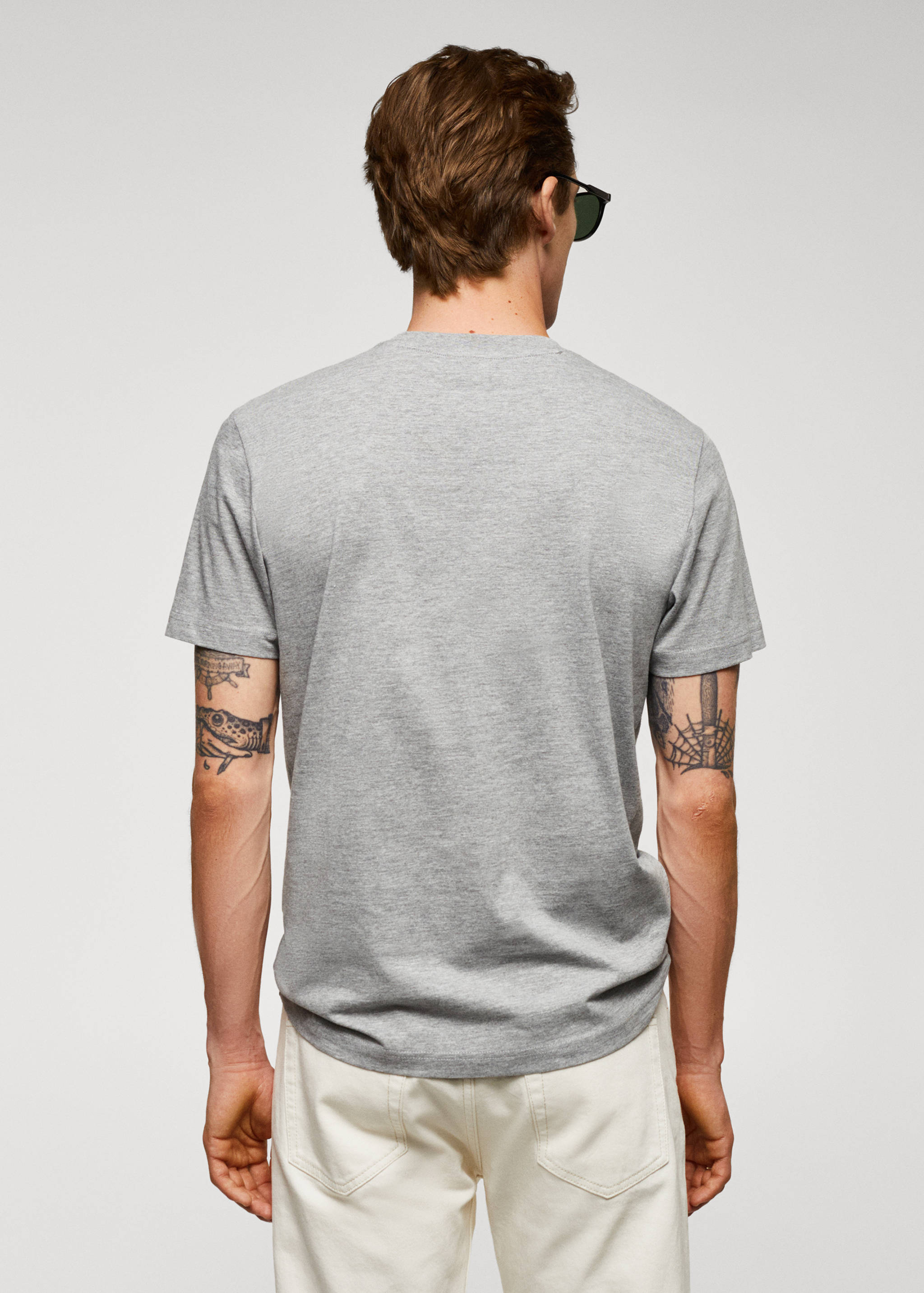 Logo print cotton t-shirt - Reverse of the article
