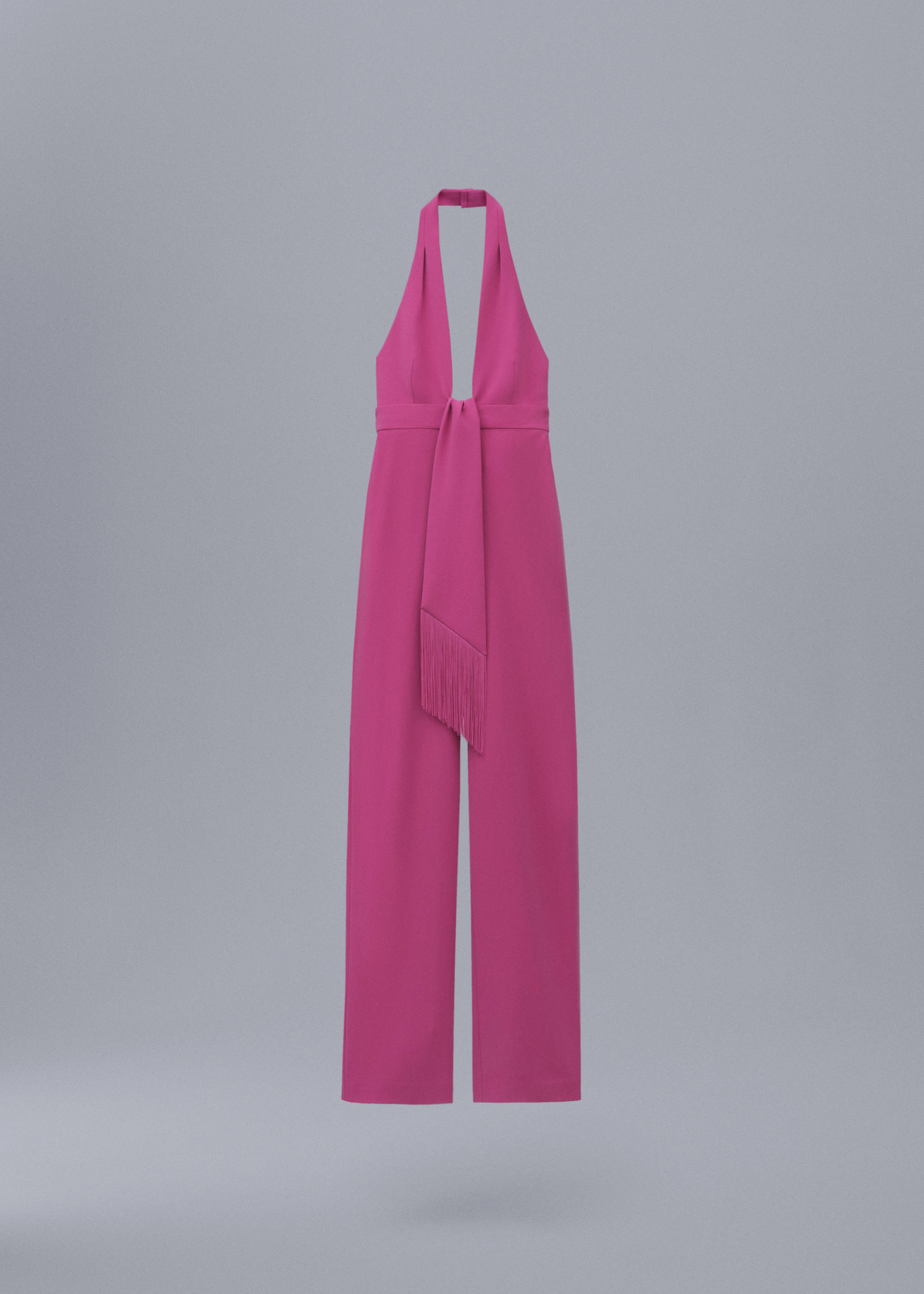 Halterjumpsuit met strikdetail - Artikel zonder model