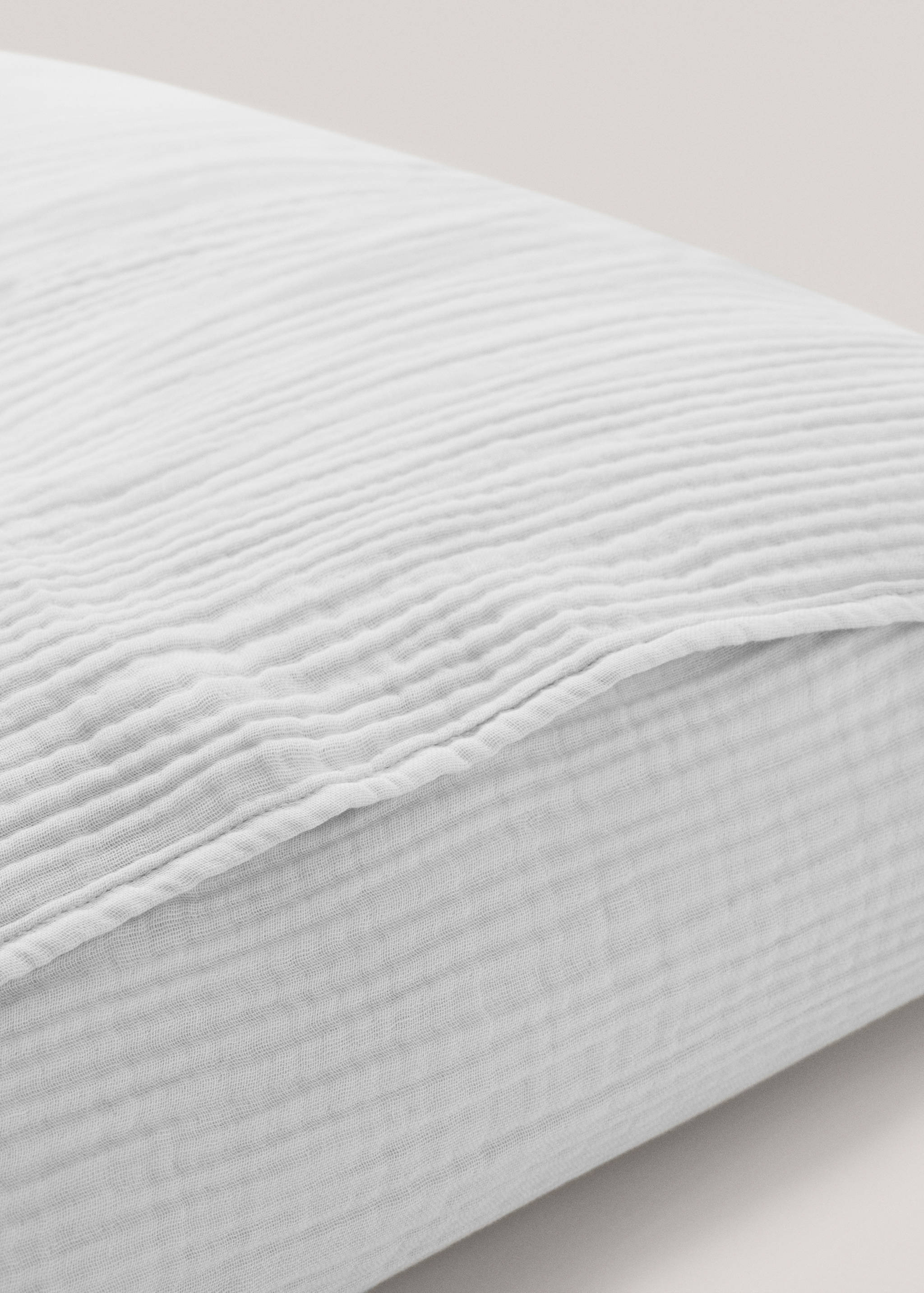 Kopfkissenbezug aus Baumwoll-Gaze 60 x 60 cm (2 Stk.) - Mittlere Ansicht