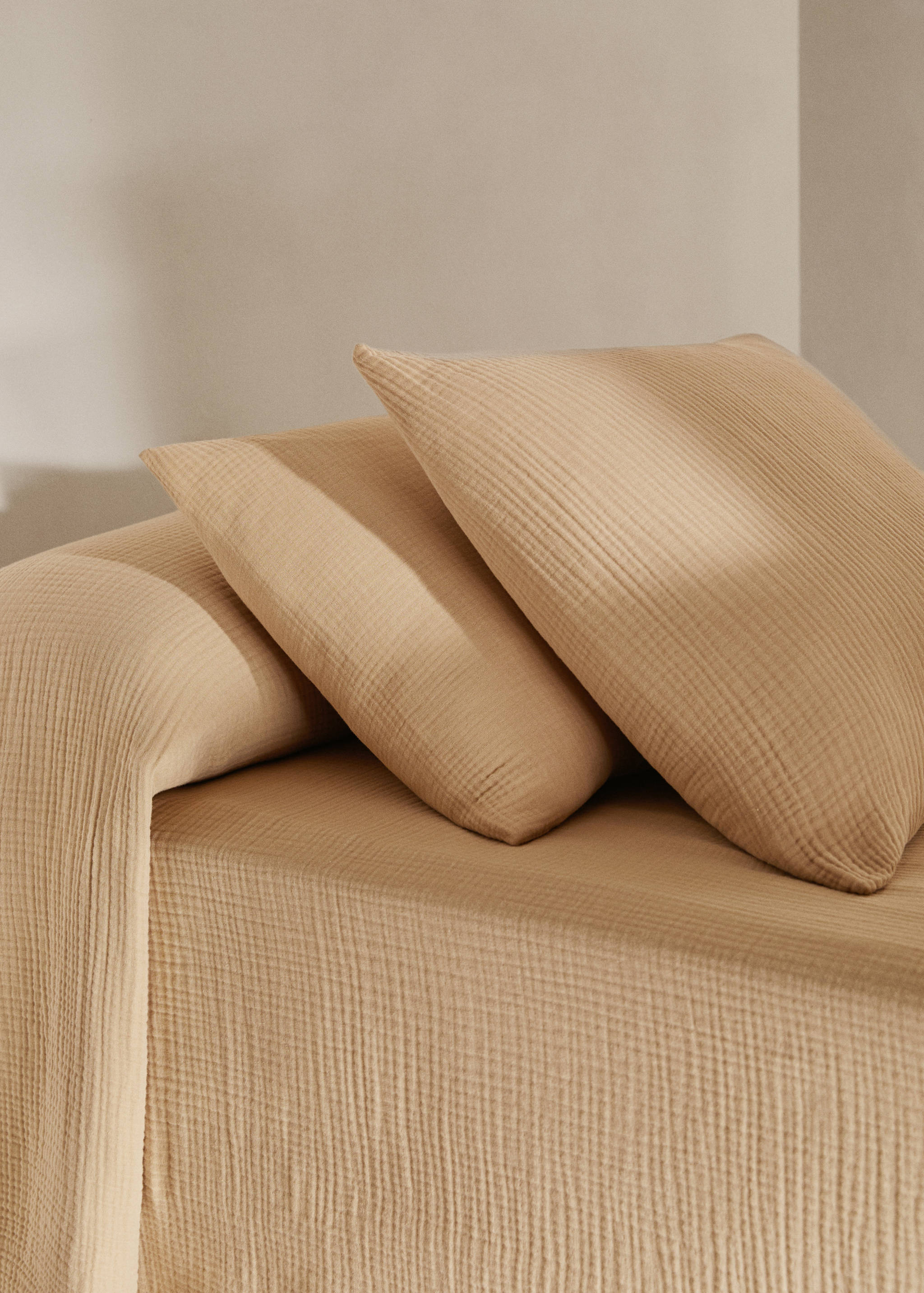 Kopfkissenbezug aus Baumwoll-Gaze 60 x 60 cm (2 Stk.) - Allgemeine Ansicht