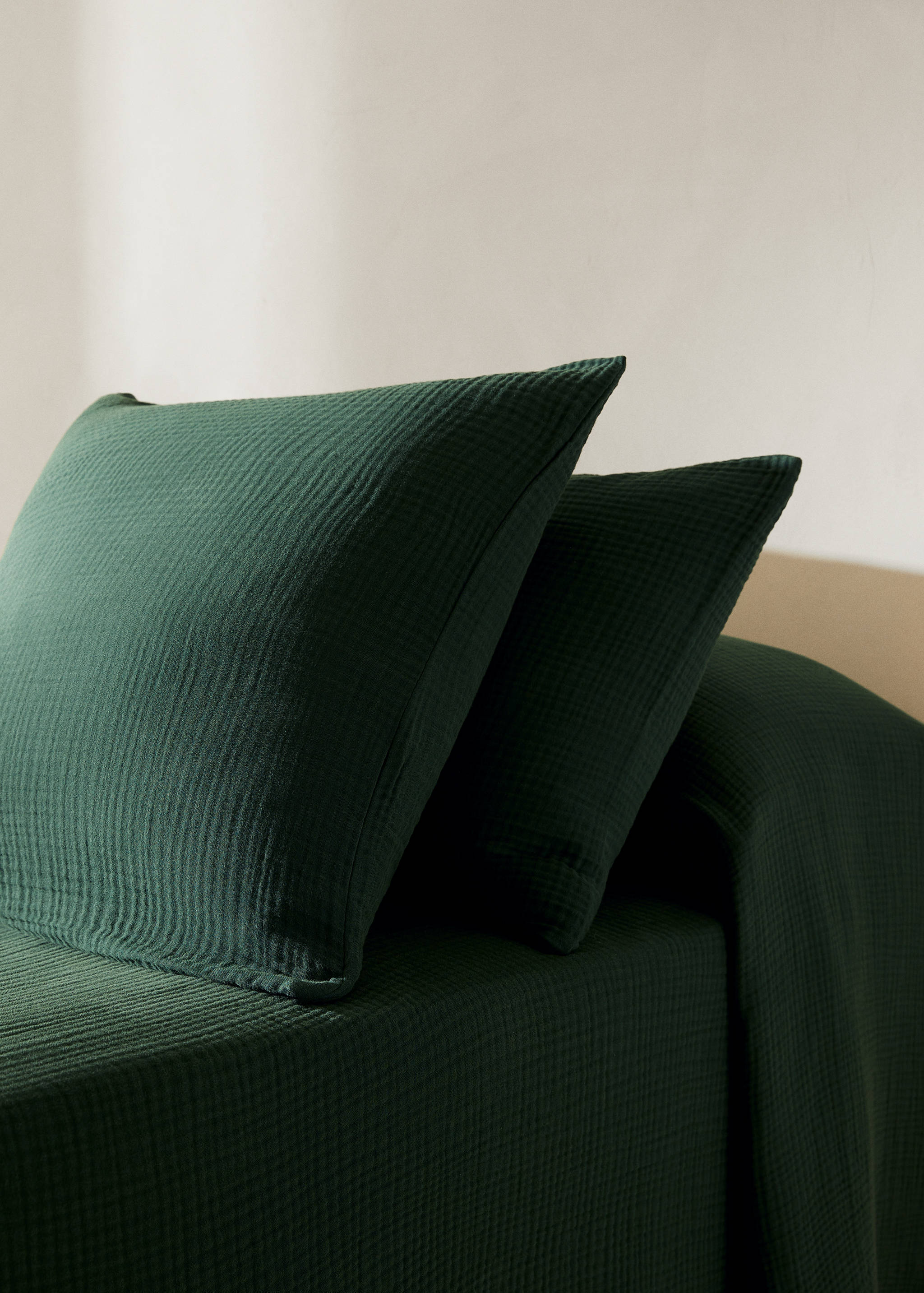 Kopfkissenbezug aus Baumwoll-Gaze 60 x 60 cm (2 Stk.) - Allgemeine Ansicht