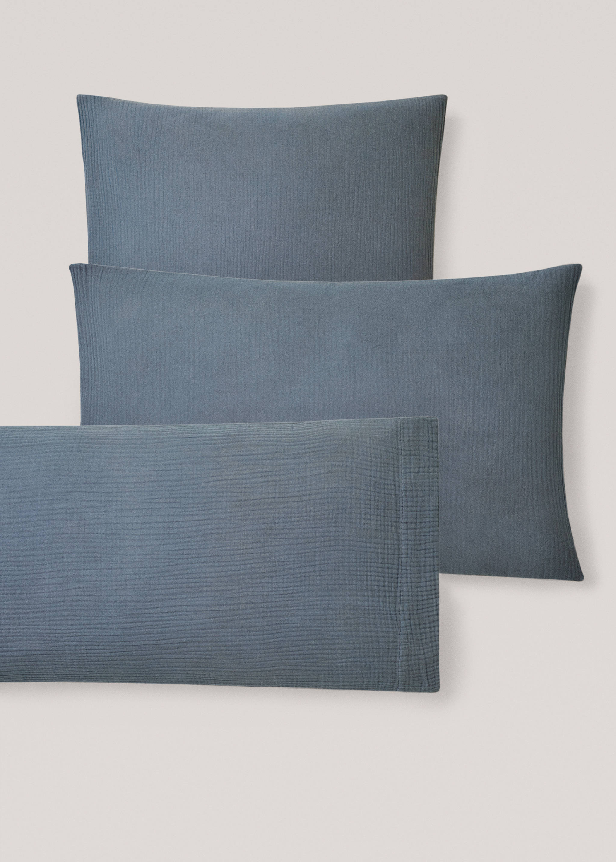 Kopfkissenbezug aus Baumwoll-Gaze 60 x 60 cm (2 Stk.) - Detail des Artikels 4