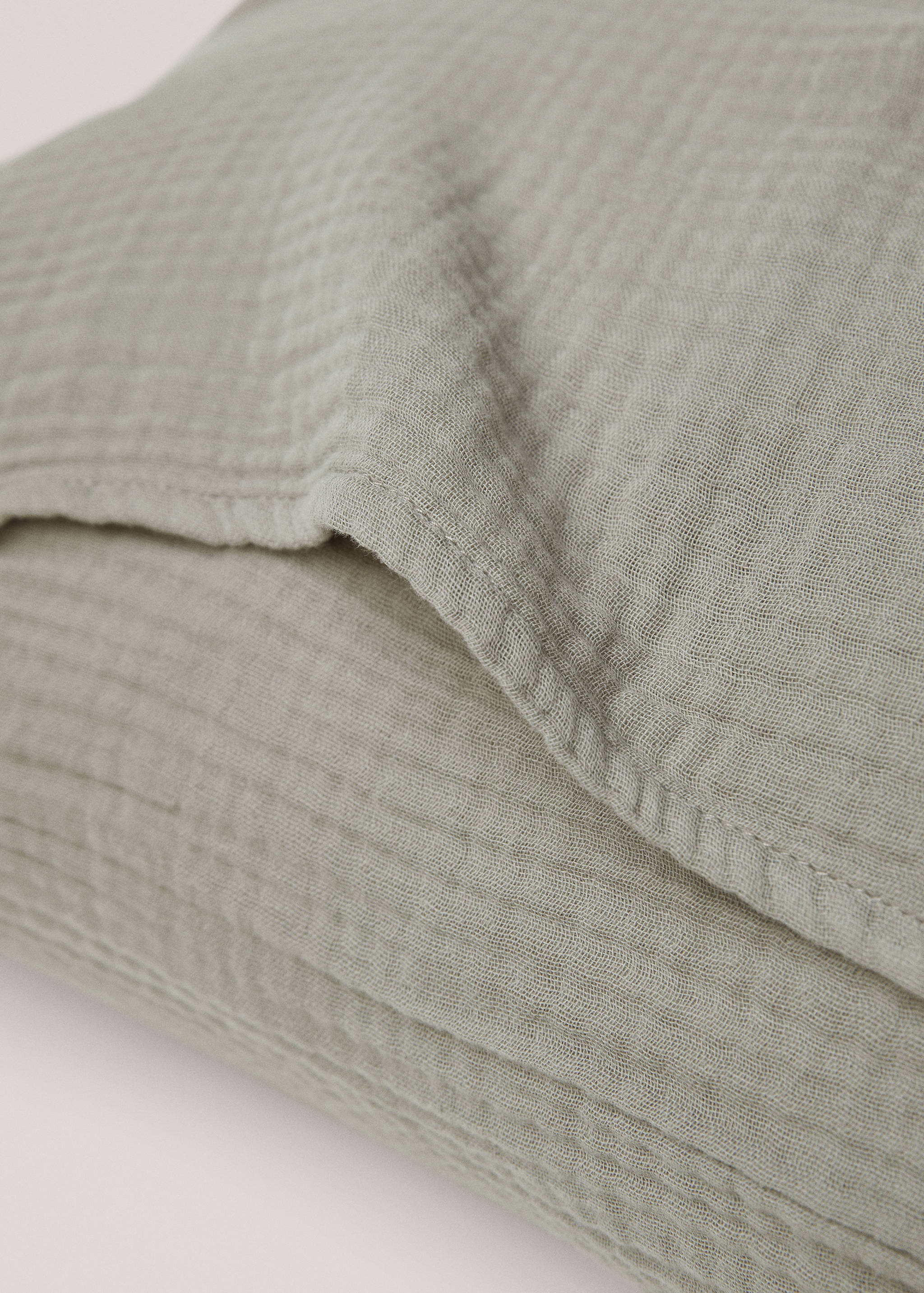 Kopfkissenbezug aus Baumwoll-Gaze 60 x 60 cm (2 Stk.) - Detail des Artikels 2