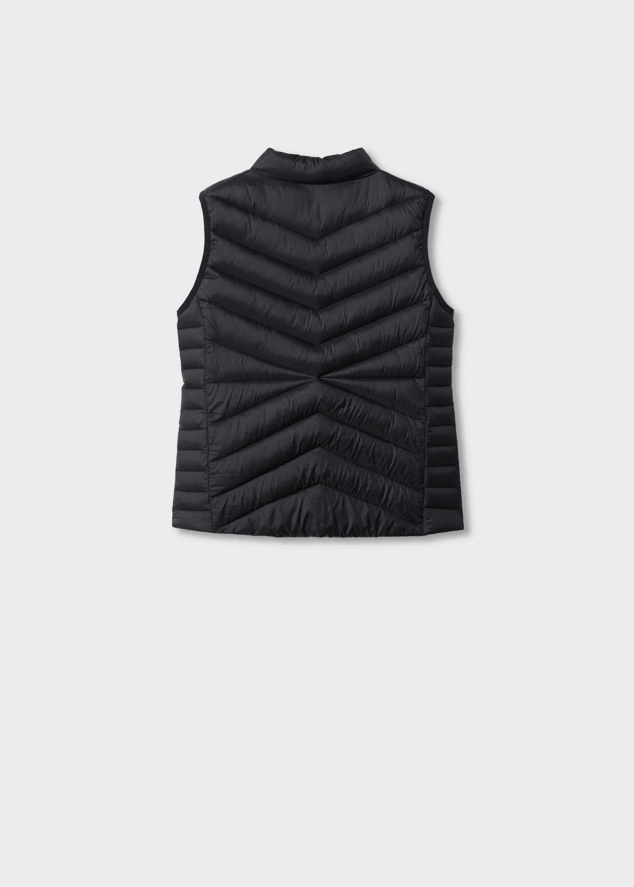 Quilted gilet - Reverse of the article