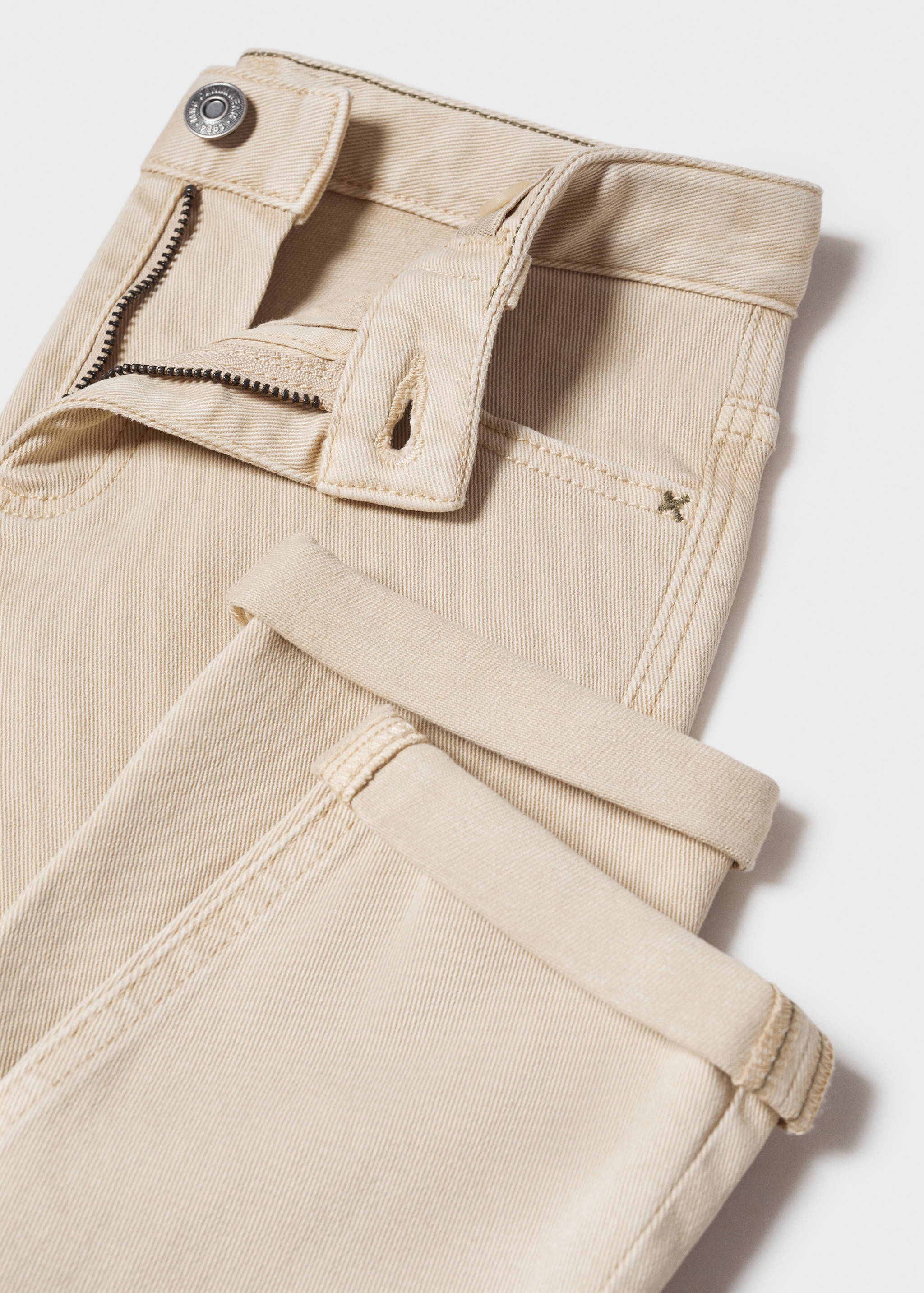 Straight flannel trousers - Details of the article 8