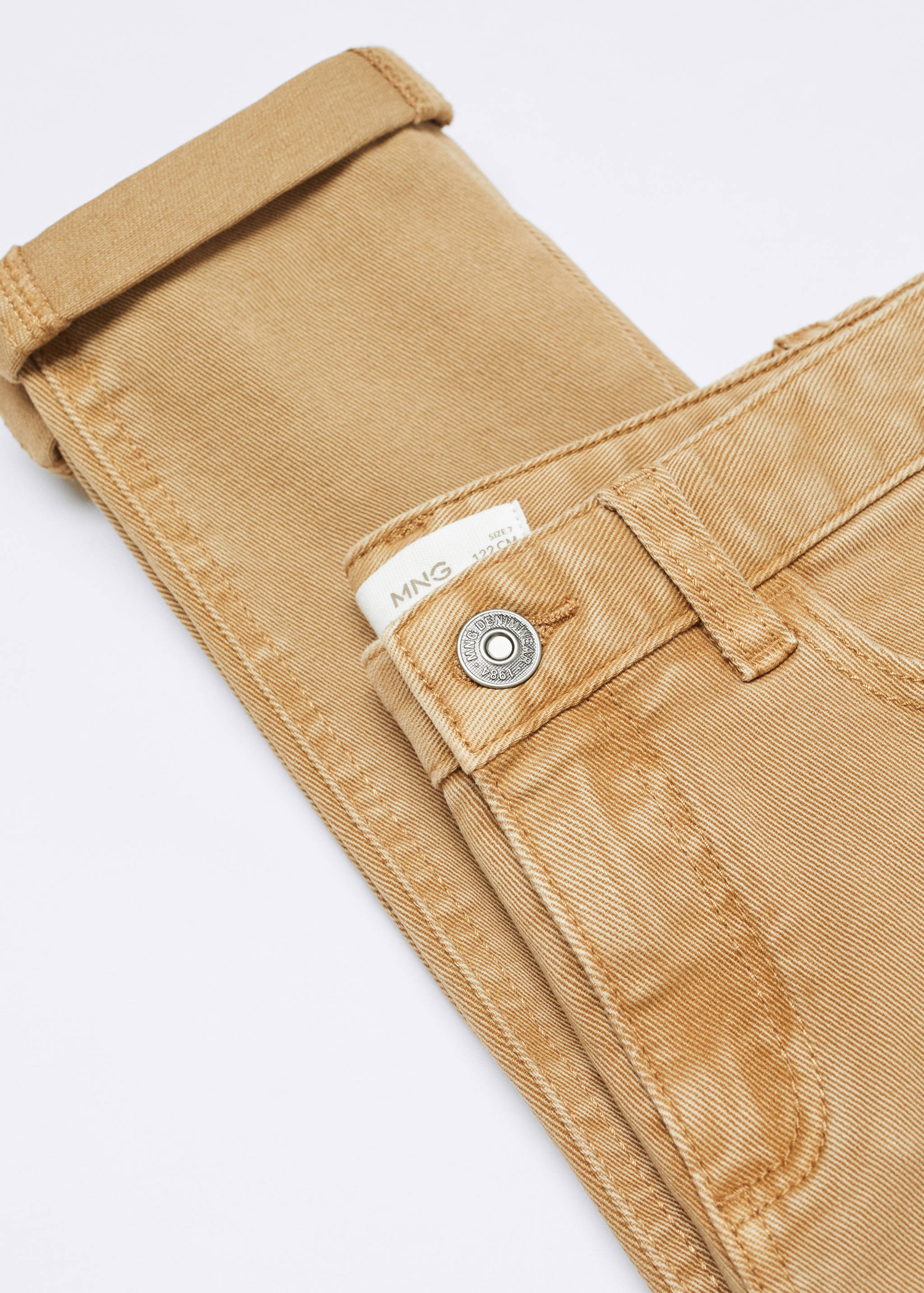Straight flannel trousers - Details of the article 8