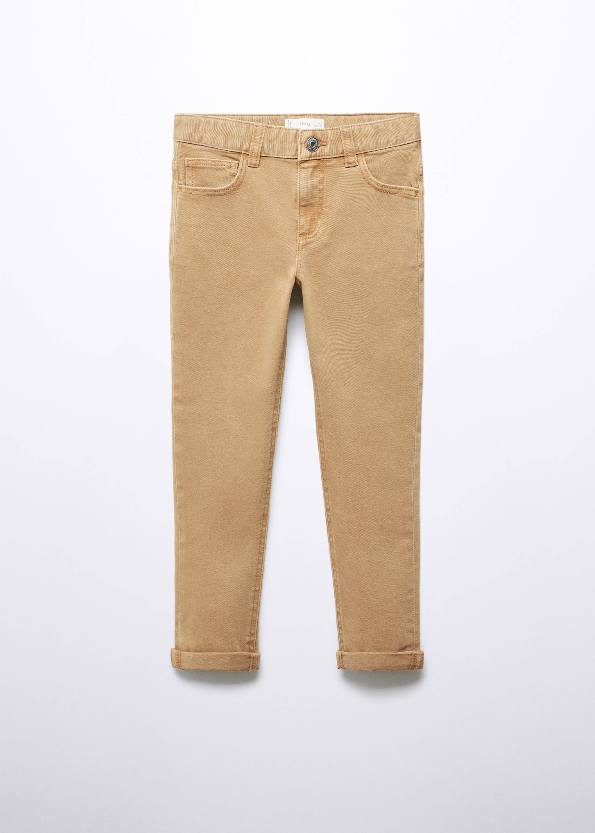Straight flannel trousers - Article without model