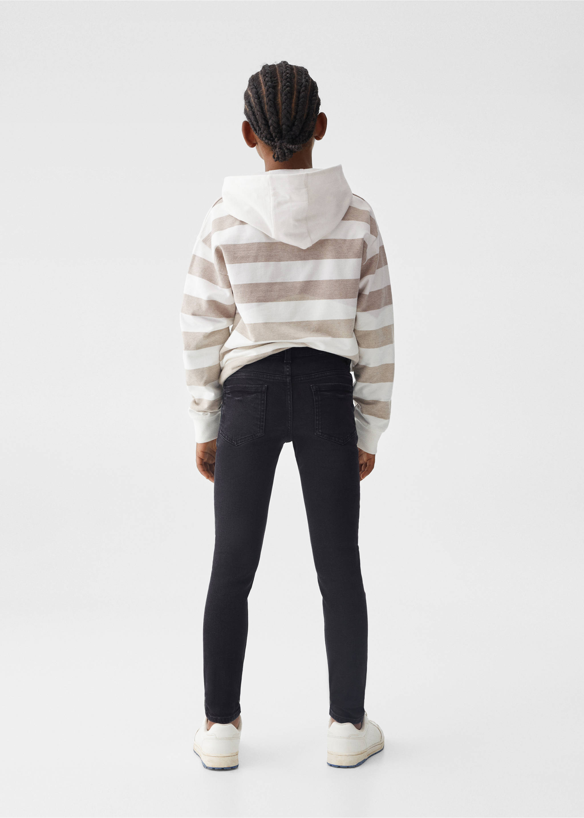 Skinny jeans - Reverse of the article, Black denim. Ref: 57082513-00.