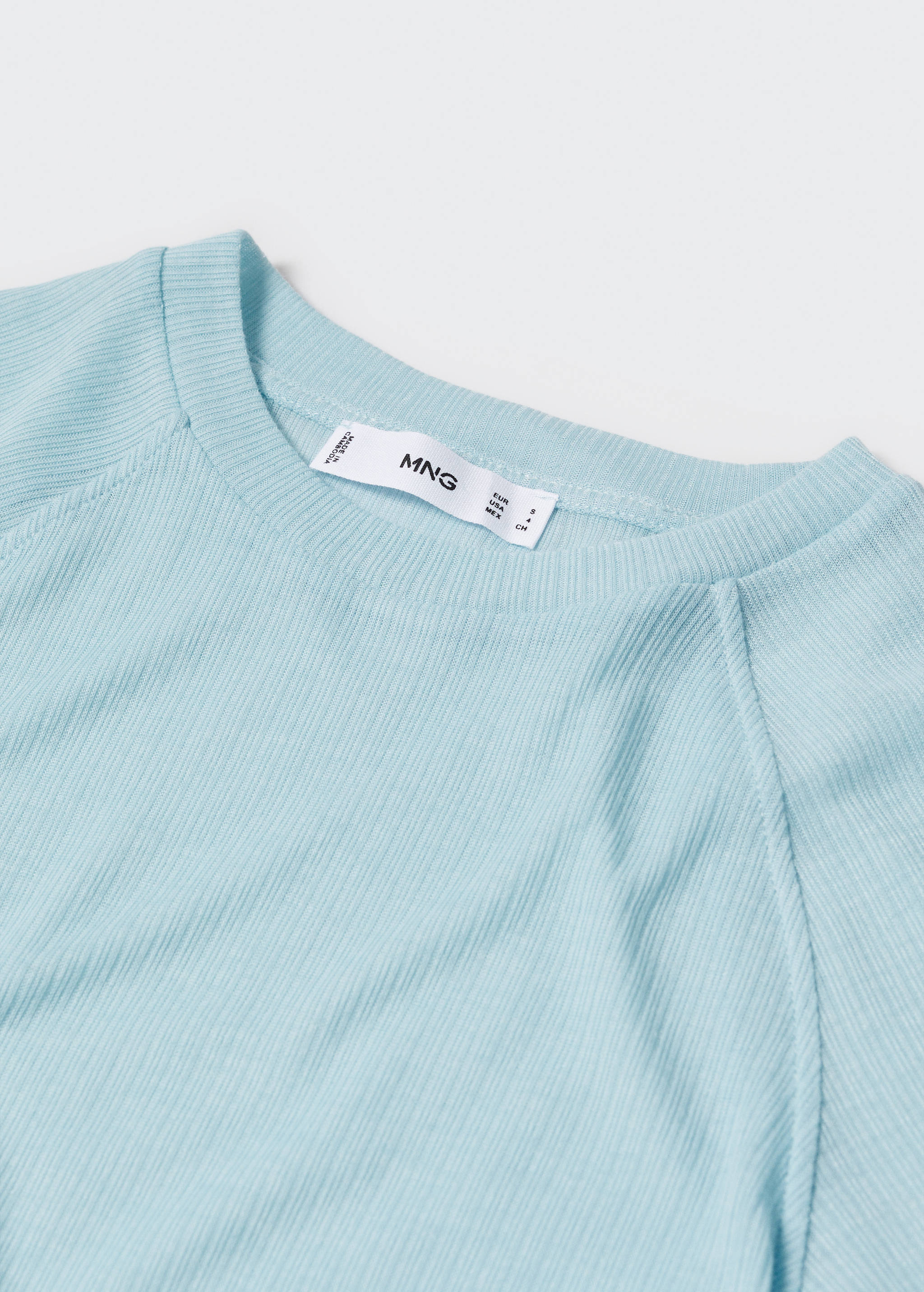 Seam detail T-shirt - Details of the article 8