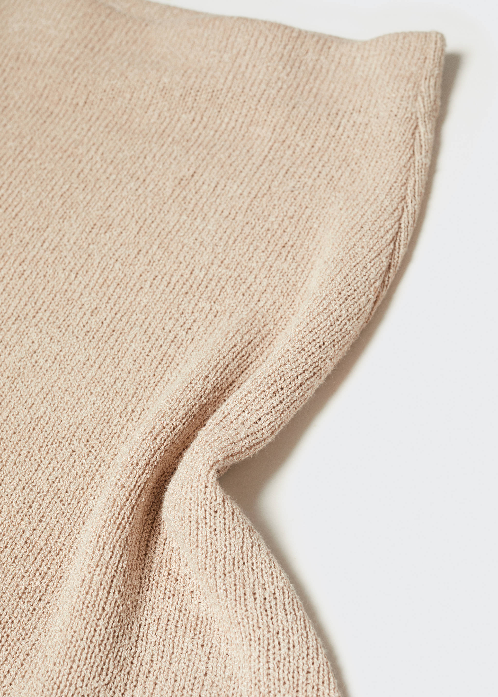 Semi-transparent knitted mini-skirt - Details of the article 8