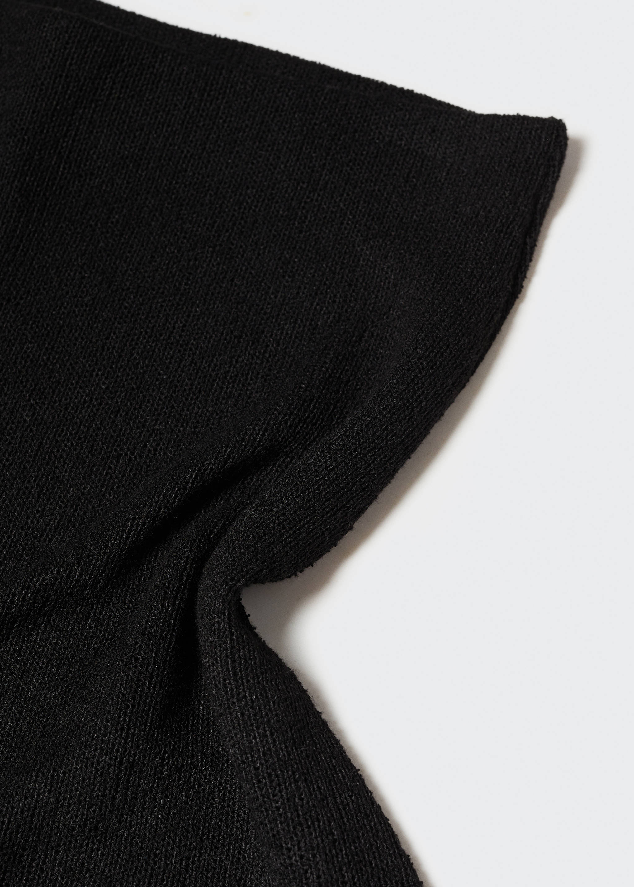 Semi-transparent knitted mini-skirt - Details of the article 8