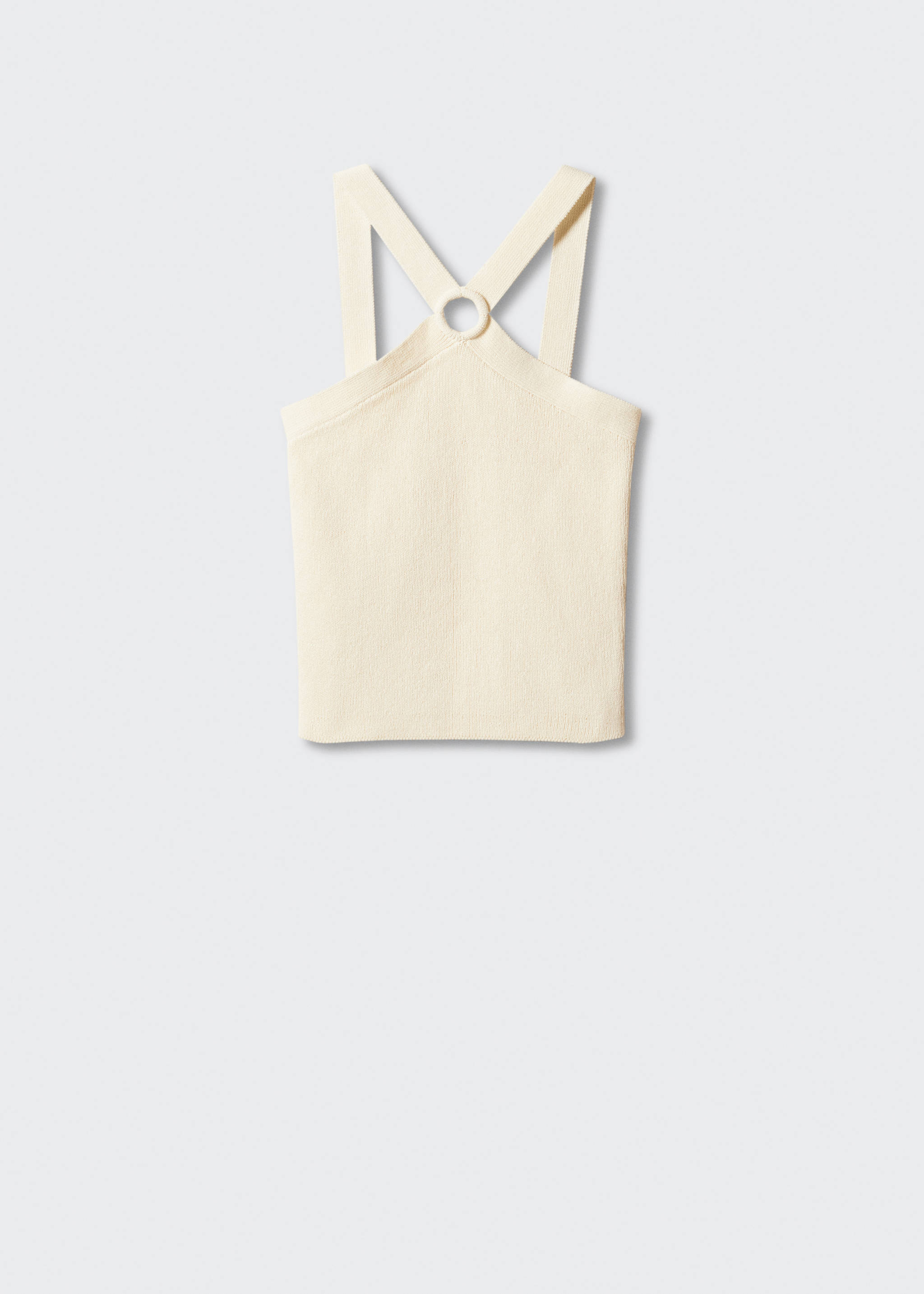 Knitted top with hoop detail - Article without model