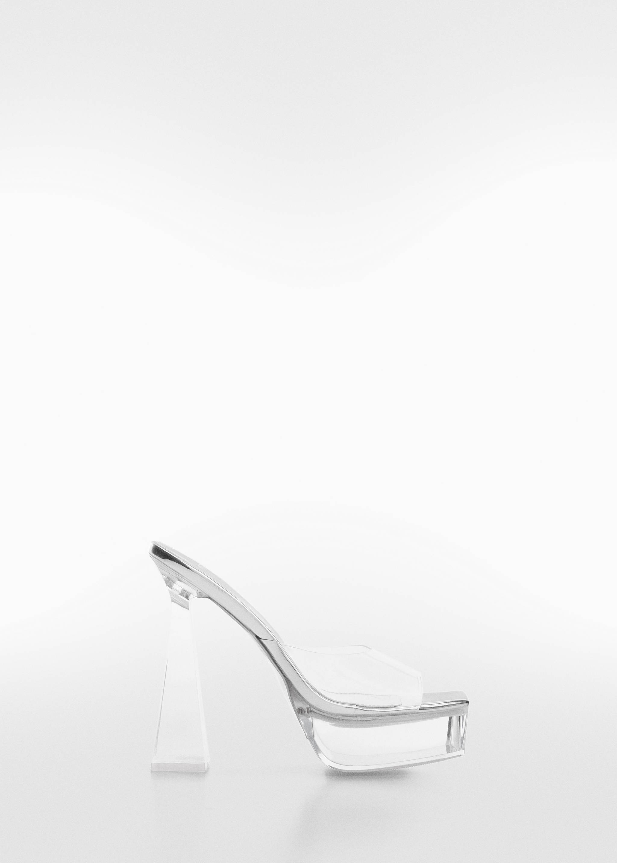 Durchsichtige Plateau-Sandale - Artikel ohne Model