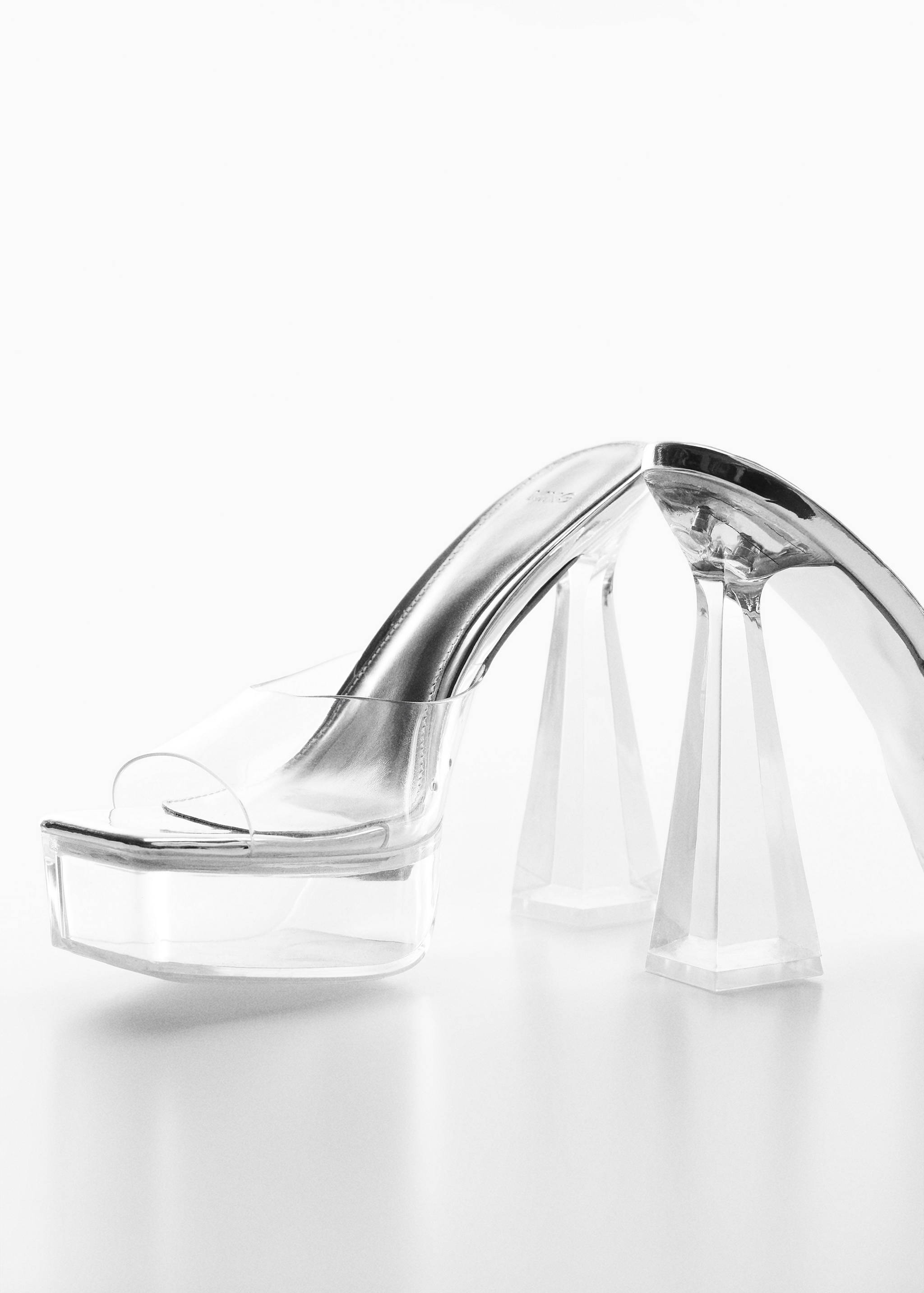 Durchsichtige Plateau-Sandale - Detail des Artikels 5