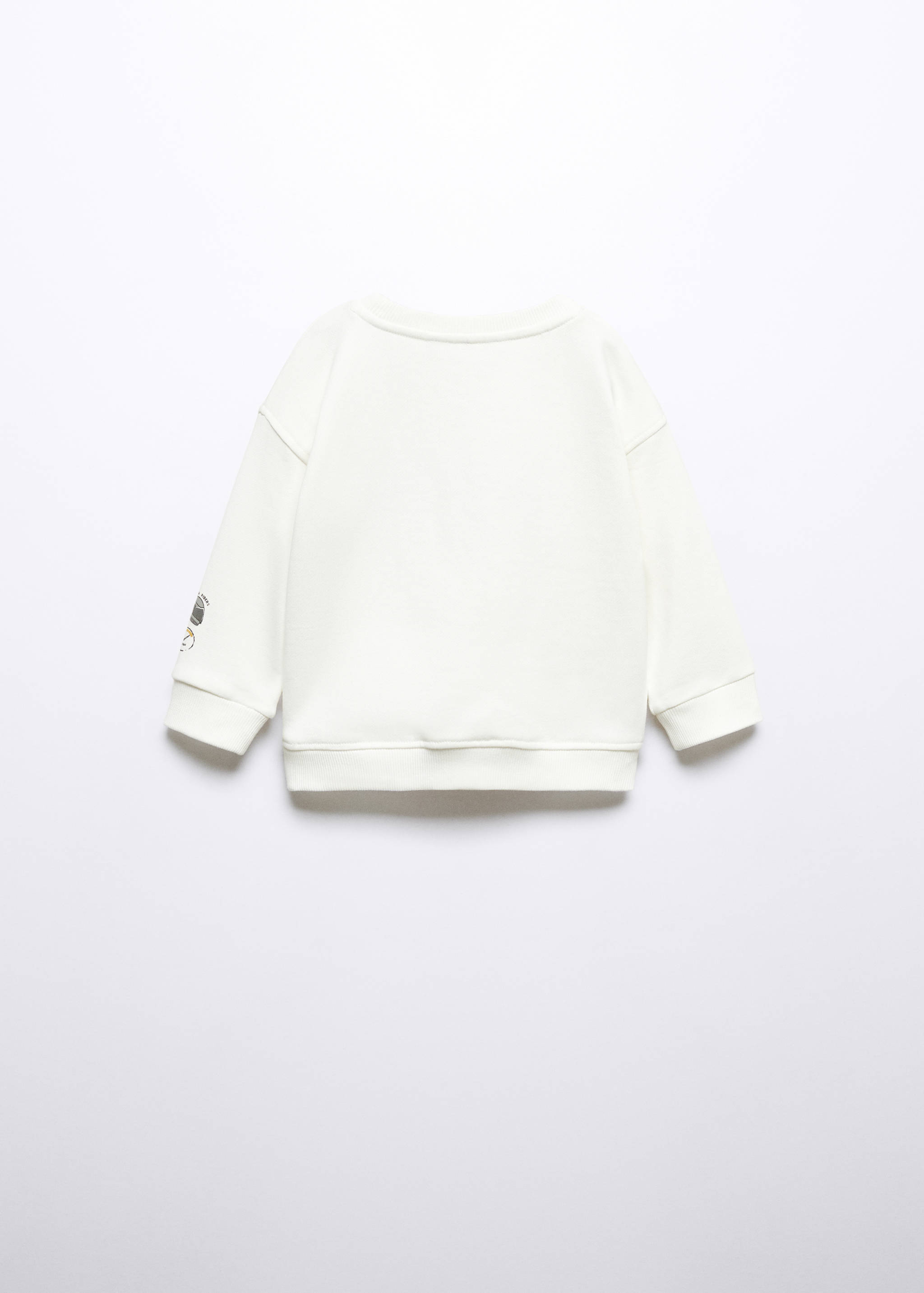 Dessuadora cotó missatge - Revers de l'article