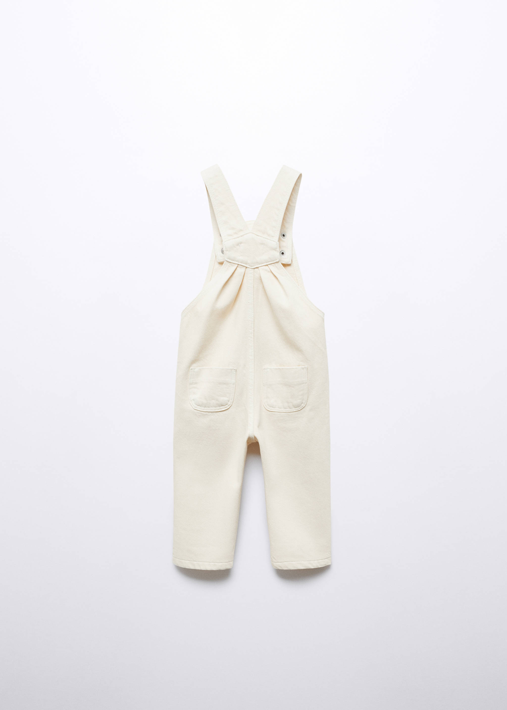 Gefütterte Jeans-Latzhose - Rückseite des Artikels