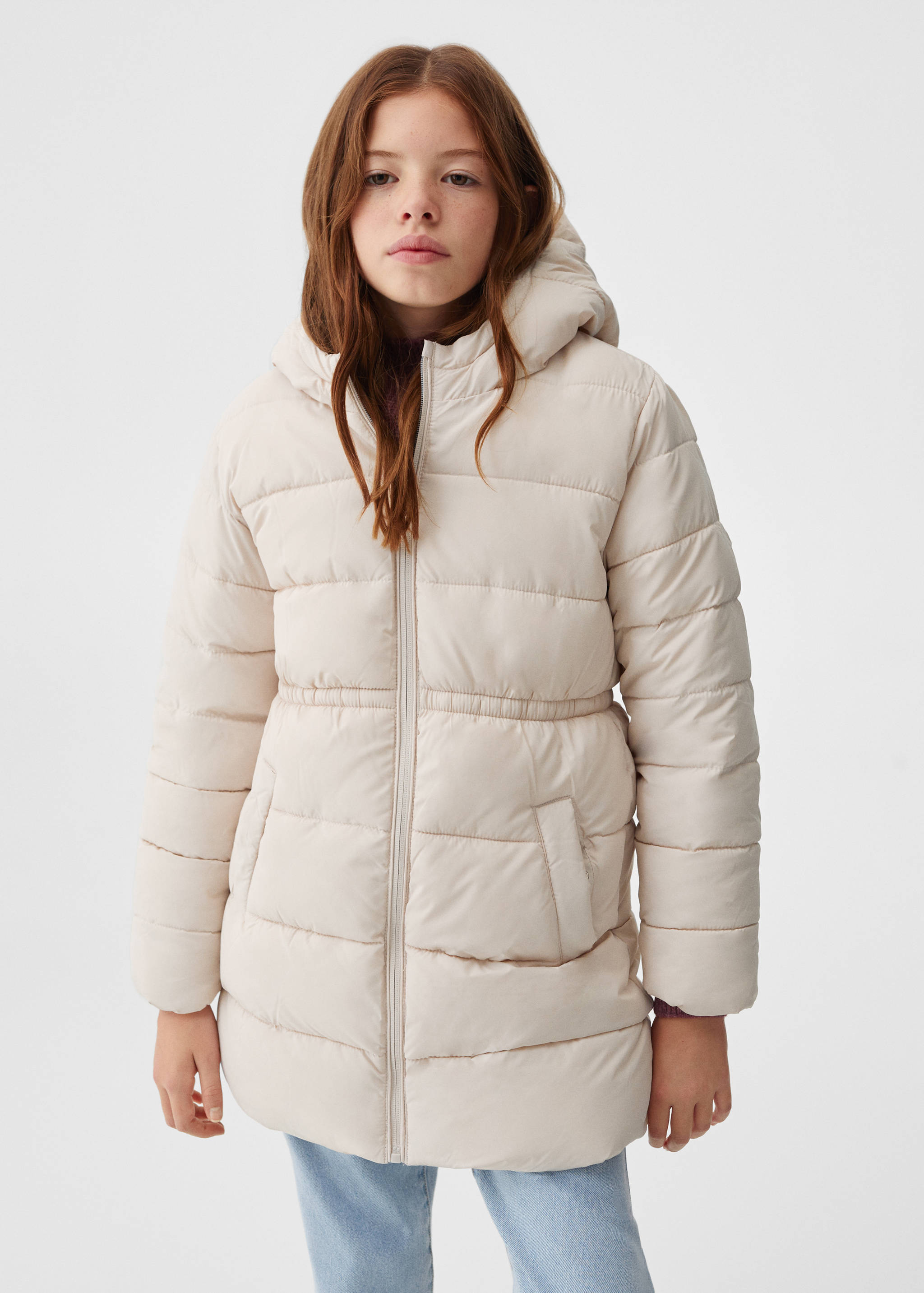 Langer Steppanorak - Mittlere Ansicht