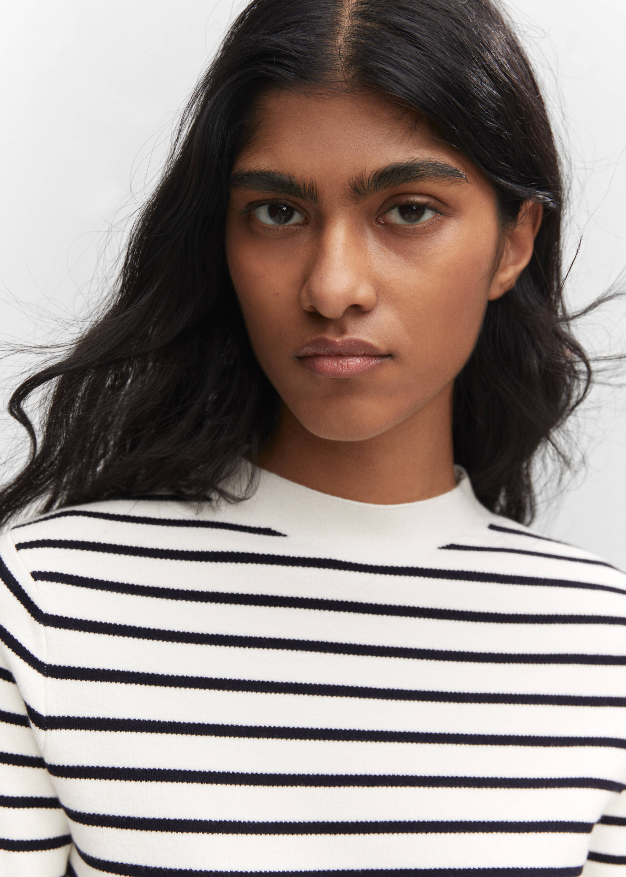 Gestreiftes Jerseykleid - Detail des Artikels 1